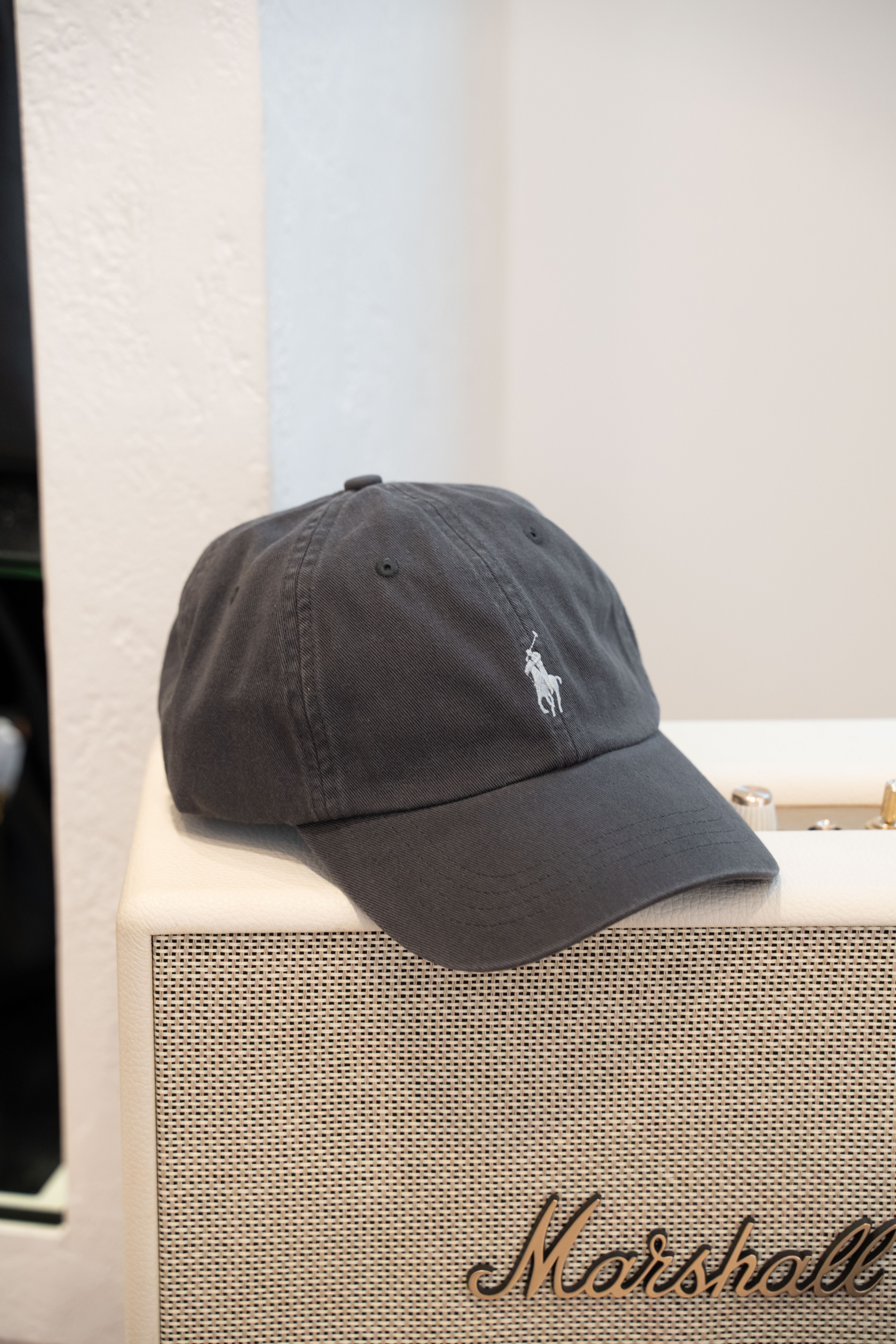 Polo Ralph Lauren grey 灰色棉質標誌刺繡 棒球帽
