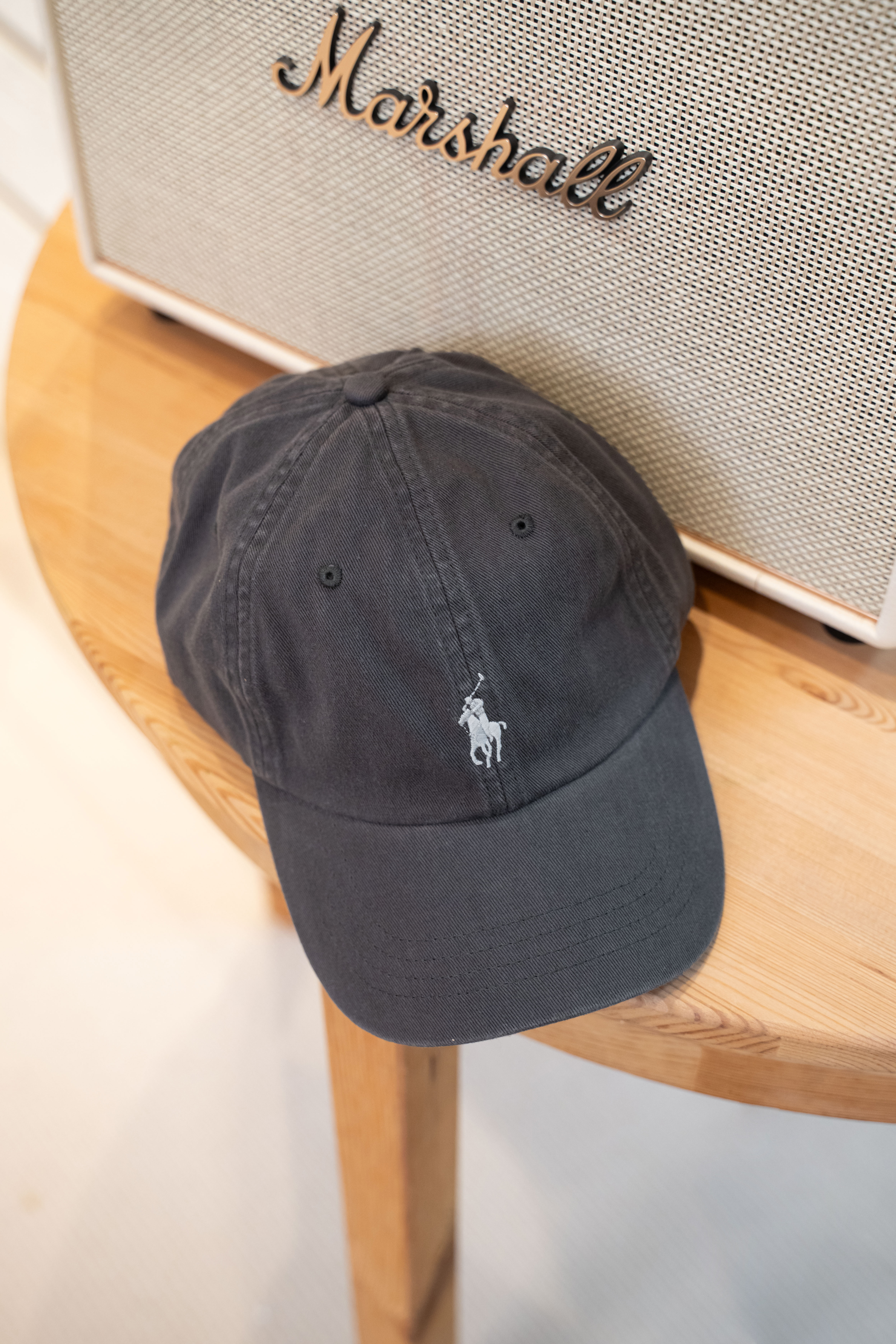 Polo Ralph Lauren grey 灰色棉質標誌刺繡 棒球帽