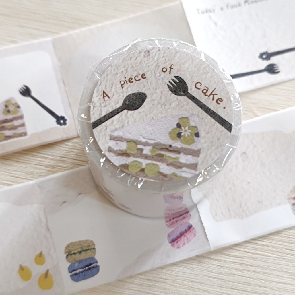 蒔絮紙品．A piece of cake 撕線標籤貼紙卷 <整捲/分裝>
