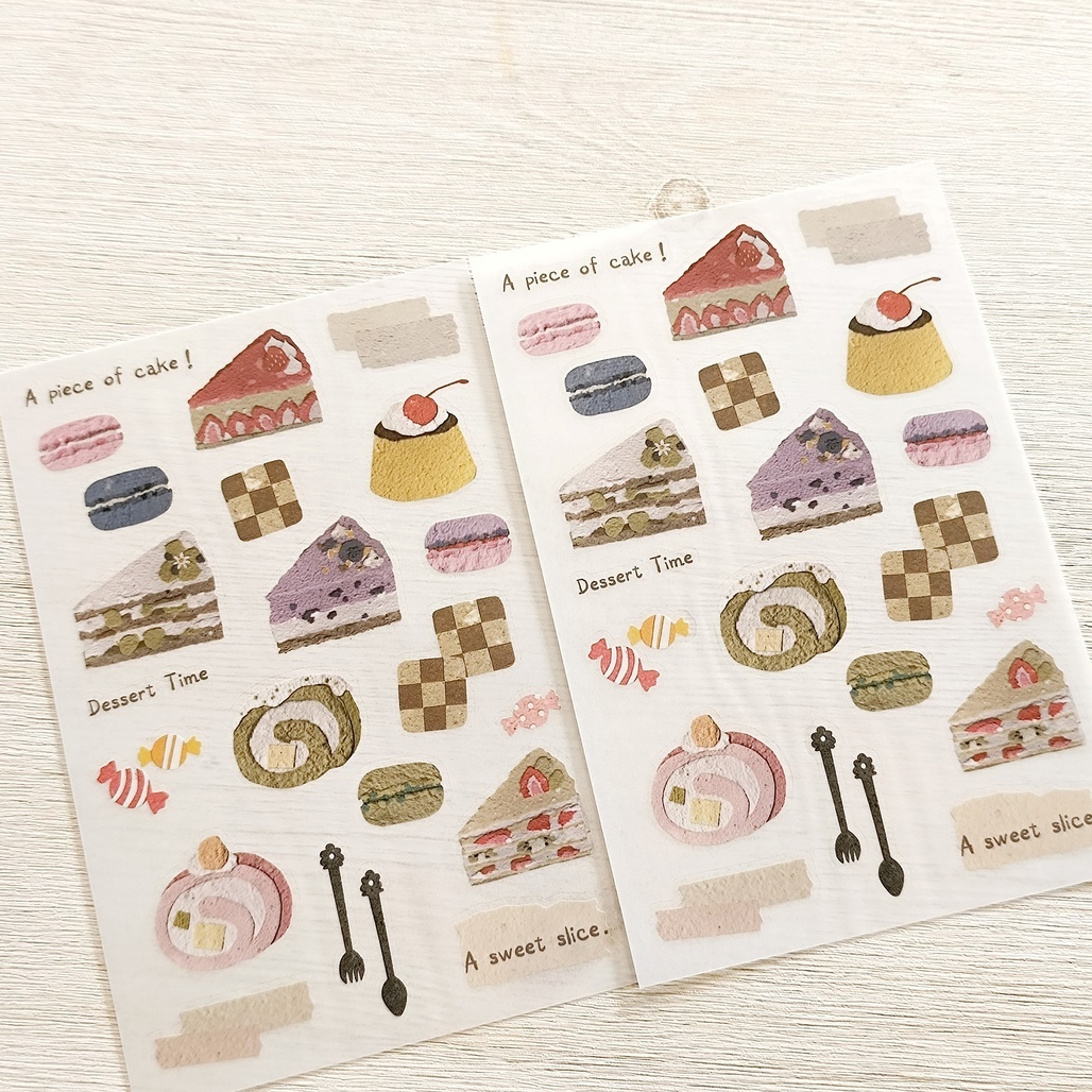 蒔絮紙品．A piece of cake 轉印貼紙