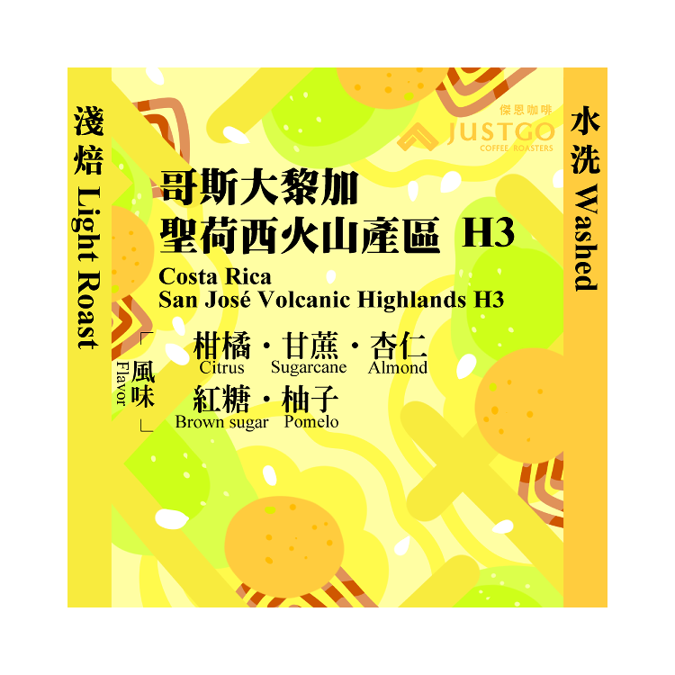 [淺焙] 哥斯大黎加 聖荷西火山產區 H3 [水洗]