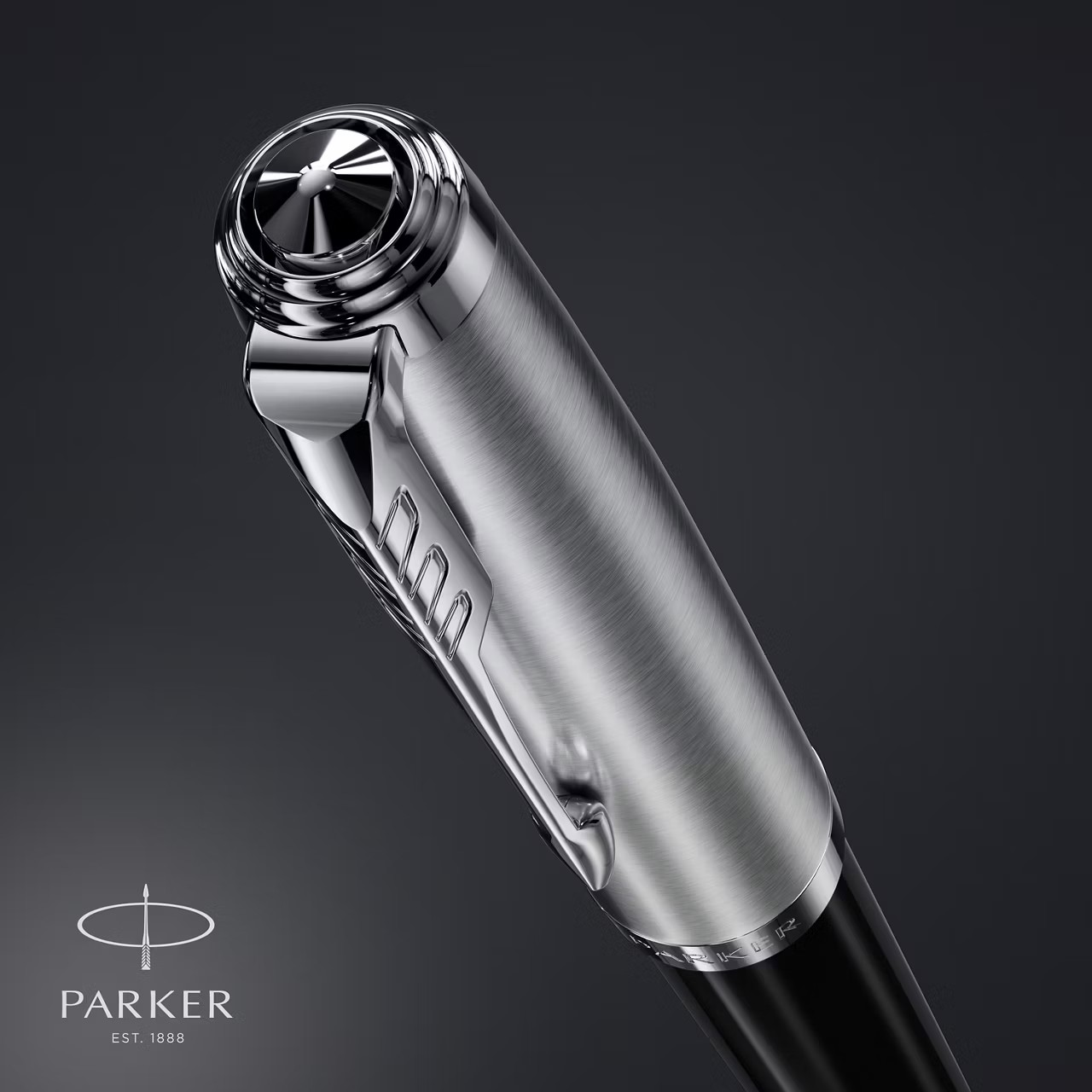 Parker 51 經典黑漆銀夾原子筆2123493 | buyfriendly