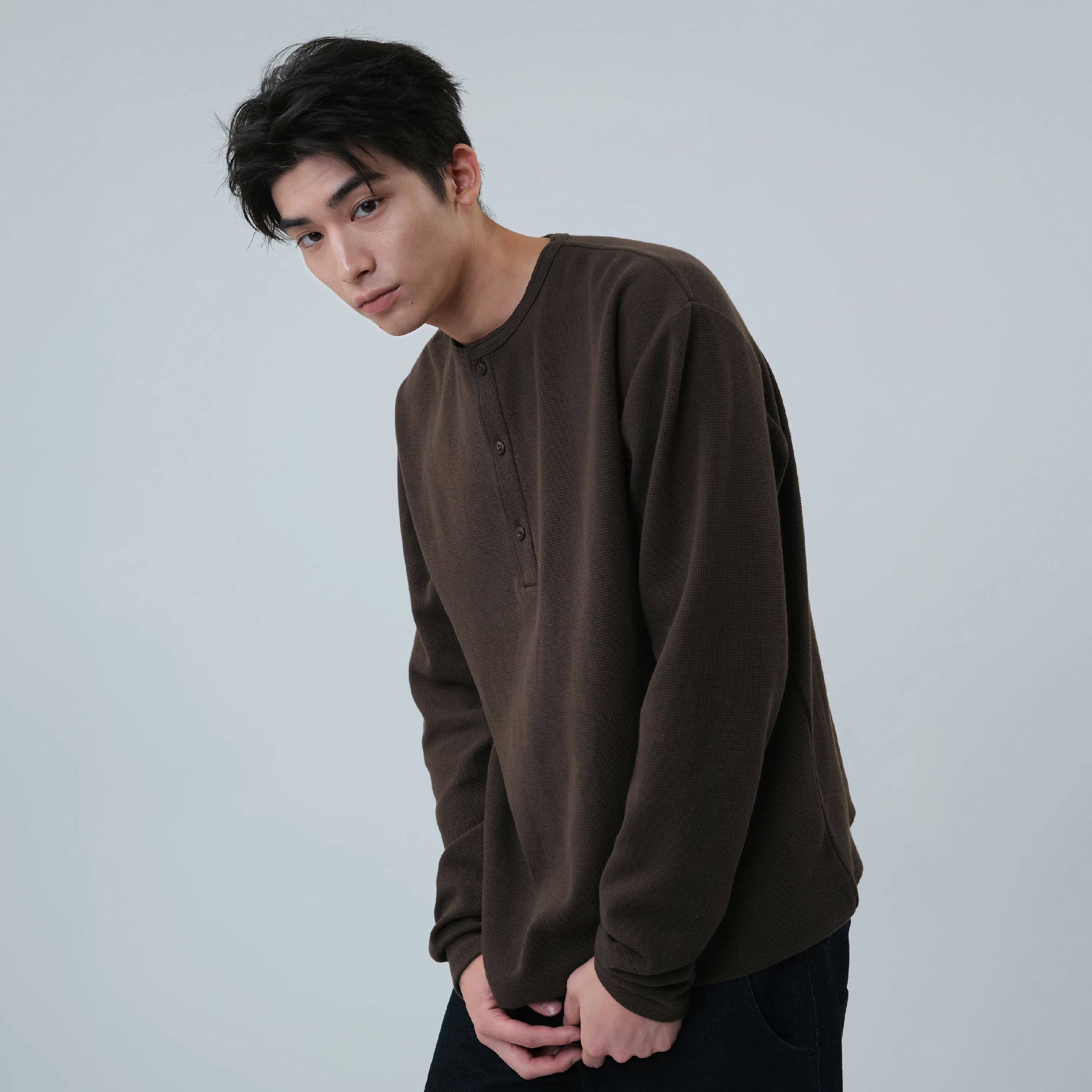MELSIGN Henley LS Tee 亨利領長袖Tee