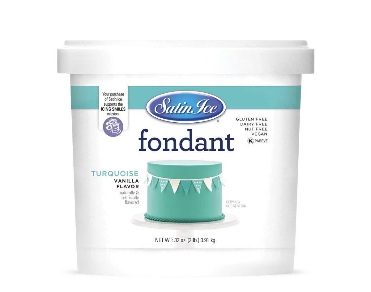 Satin Ice Fondant Turqtuise 2lb