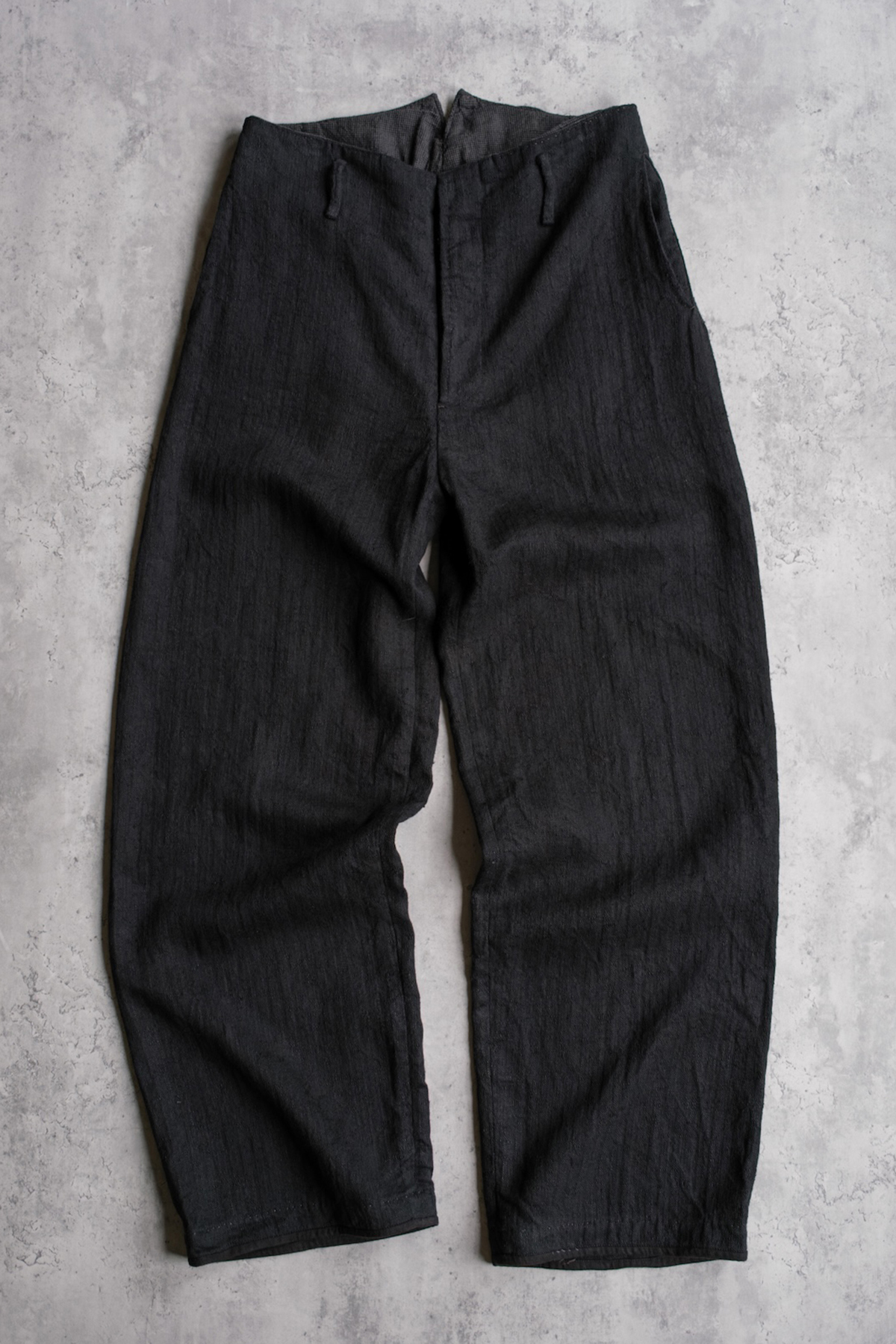 PALIMPSISM FRENCH HBT LINEN WORK TROUSERS