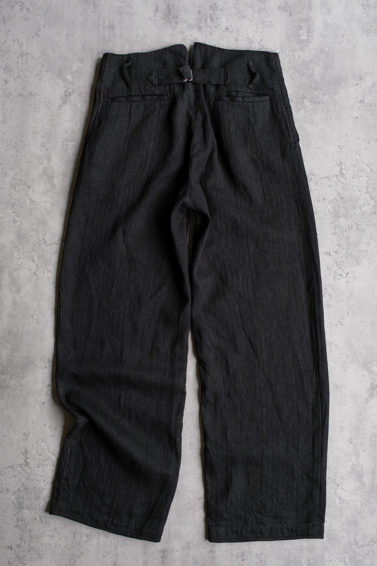 PALIMPSISM FRENCH HBT LINEN WORK TROUSERS