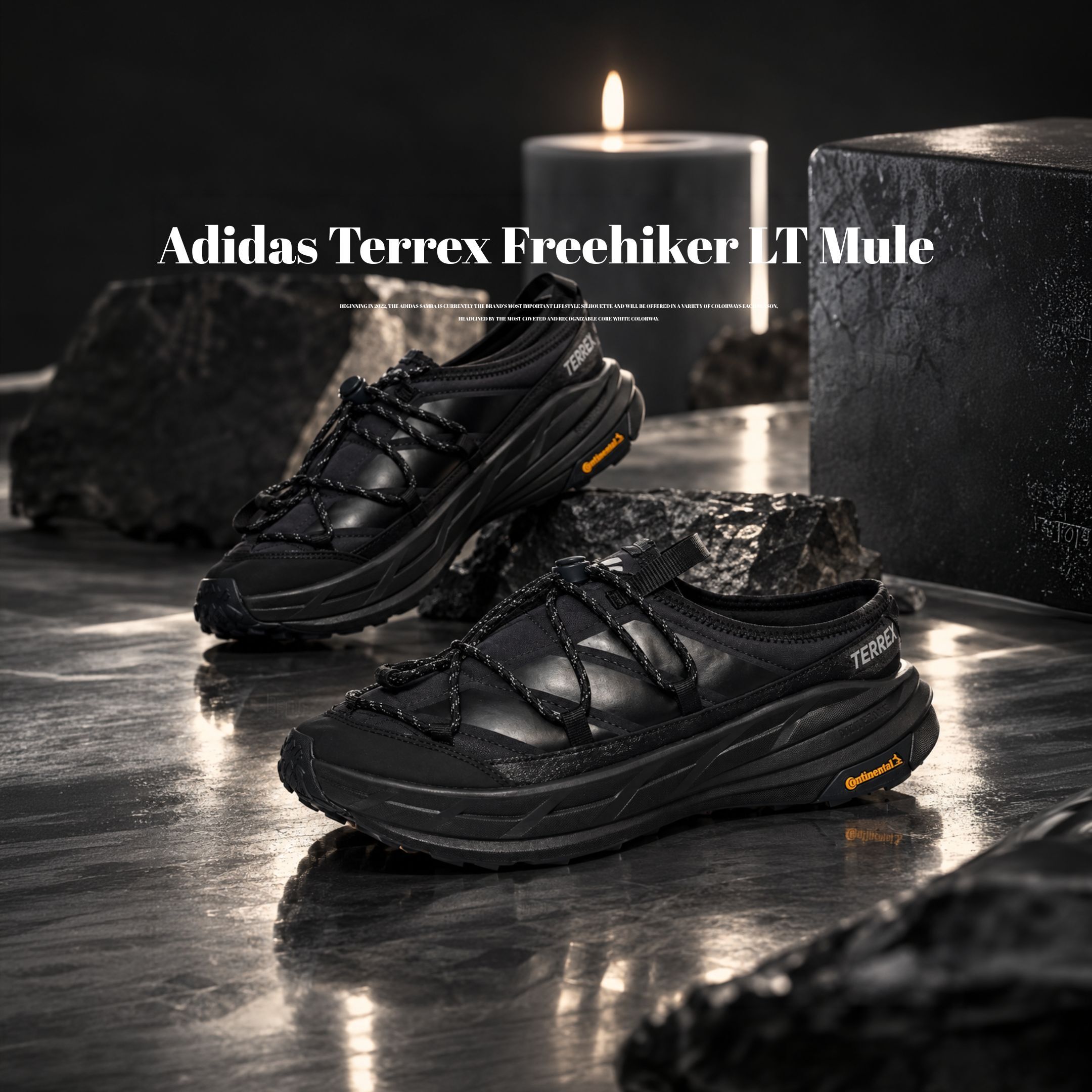 NICEDAY 代購 Adidas Terrex Freehiker LT Mule  黑色 自由人 包頭拖鞋 拖鞋 黑 全黑 輕便 KH5329