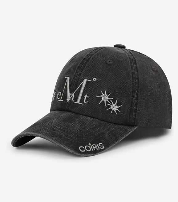 【Luxury】韓國限定🇰🇷 MUCENT KOIRIS SIGNATURE BALL CAP 復古 水洗 刷舊 單寧 牛仔 老帽 棒球帽 三色可選 星星帽 STAR 六芒星 / 預購