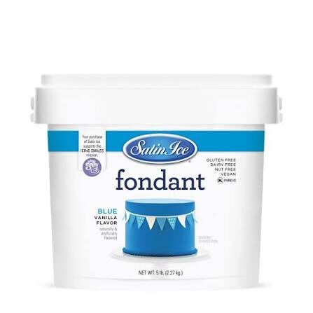 Satin Ice Fondant Blue 5lb