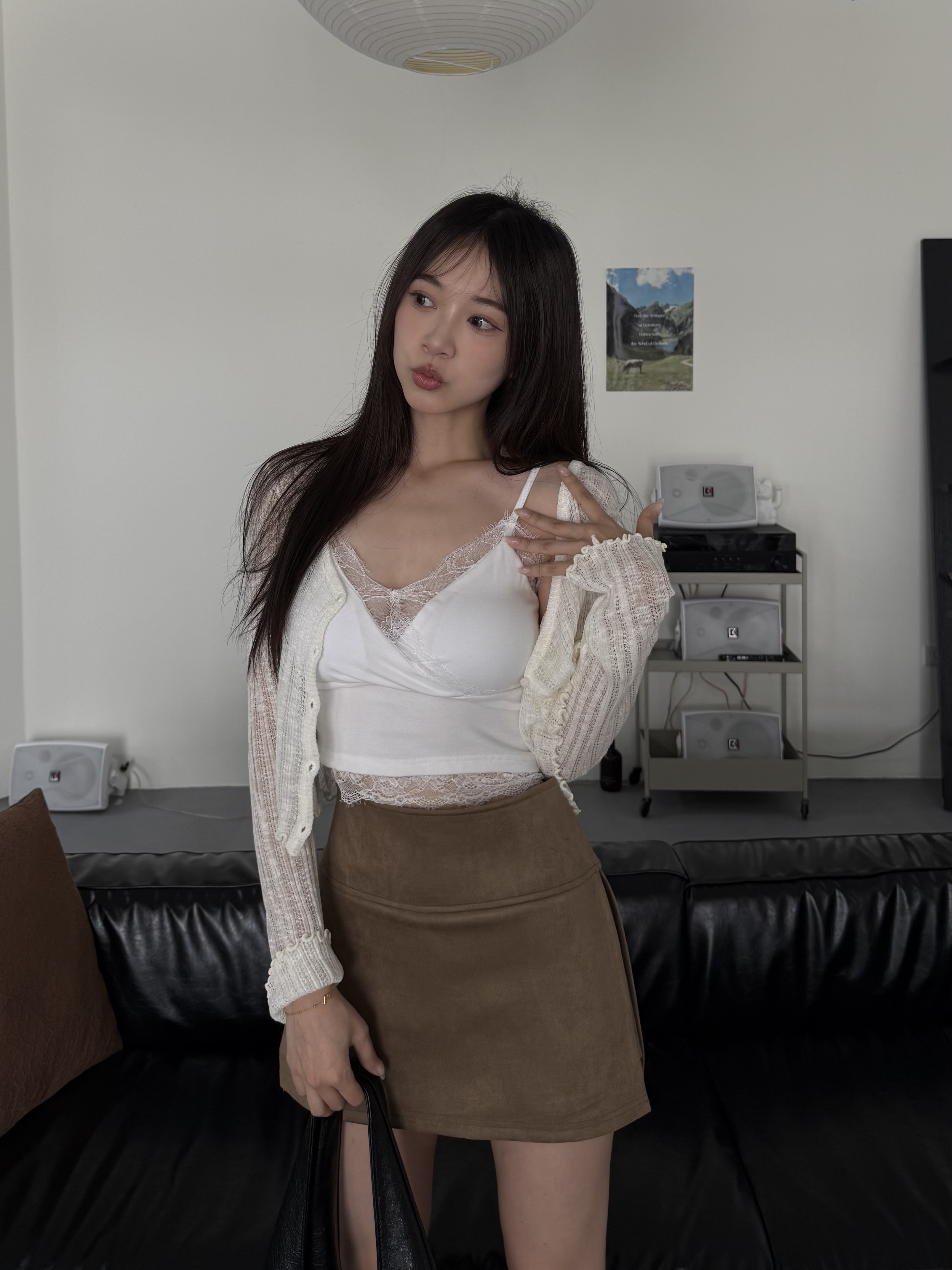 細節蕾絲邊小可愛(有BRA)