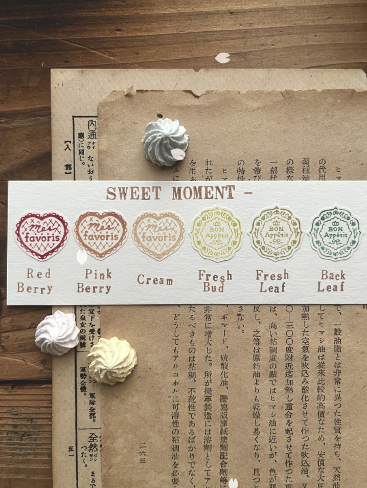 微瘋畫室｜Sweet Moment 6色印台套組