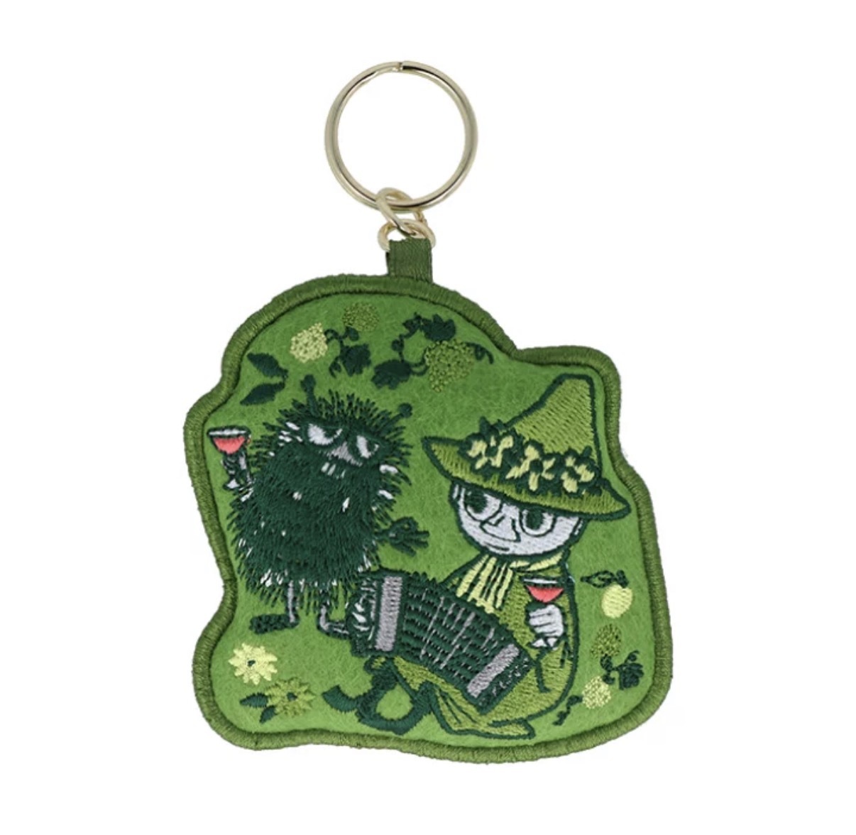 【直播大優惠】JP 史力奇刺繡包鎖匙扣 綠 4613 TK260924