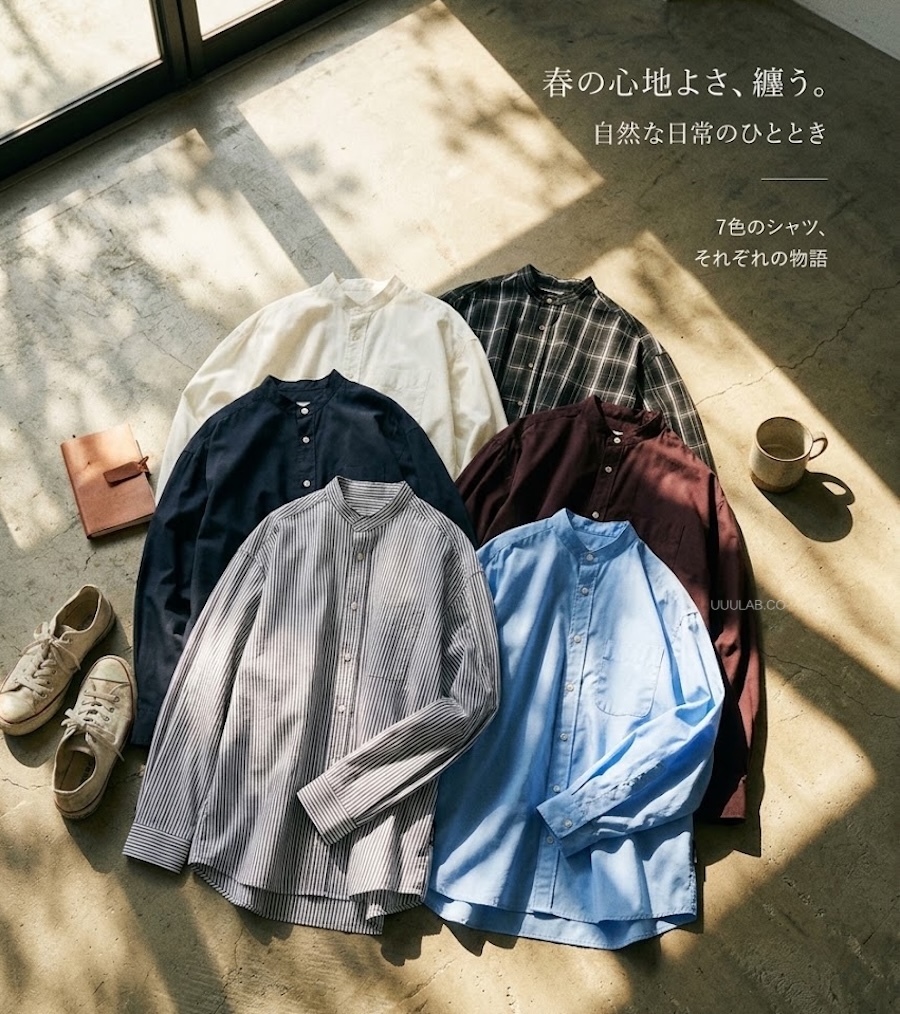 ｜首波現折$388｜🇯🇵 TCCP 半領 機能廓形襯衫