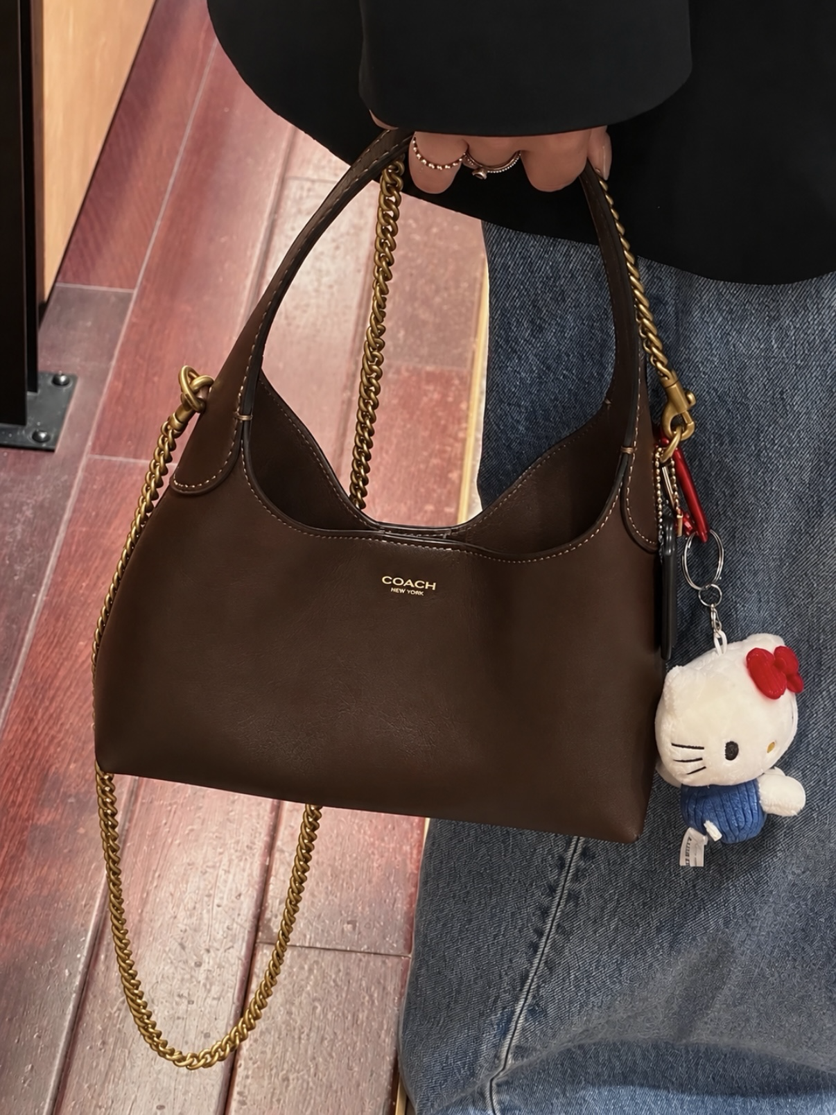 <限時折扣>COACH Brooklyn 23 皮革 肩背包 腋下包 斜背包