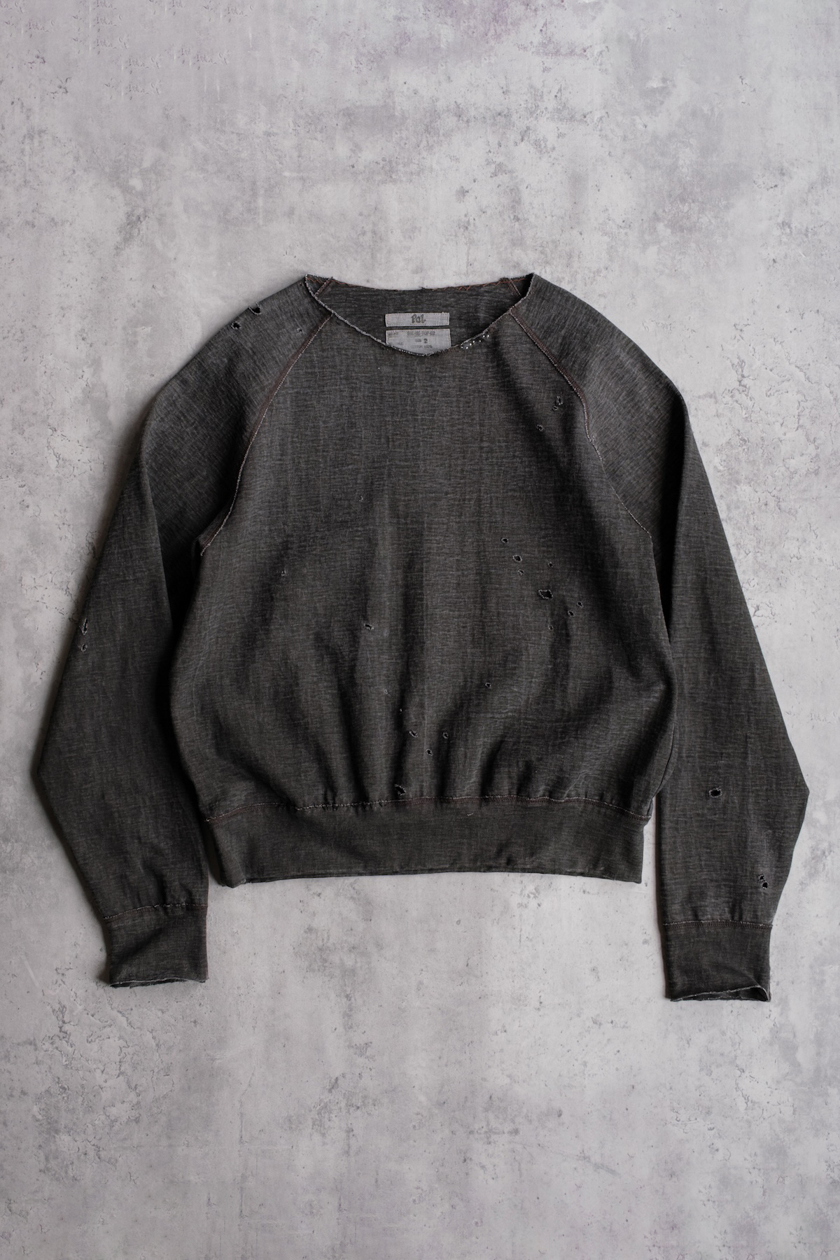 PALIMPSISM VINTAGE DISTRESSED SWEATSHIRT