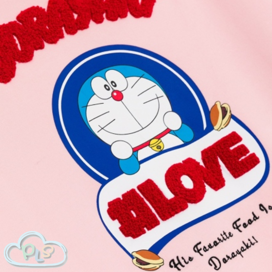 Doraemon X Love Long Hat T-Shirt  LAKING Pink Color #32001-1
