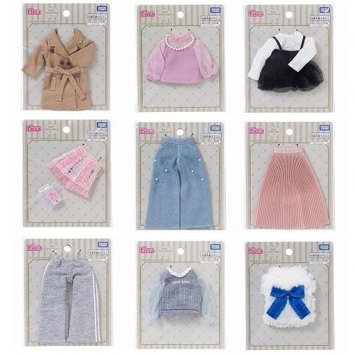 Takara Tomy Licca 服裝－Real Close Select Vol.1（全9款；內有2 套共18件）