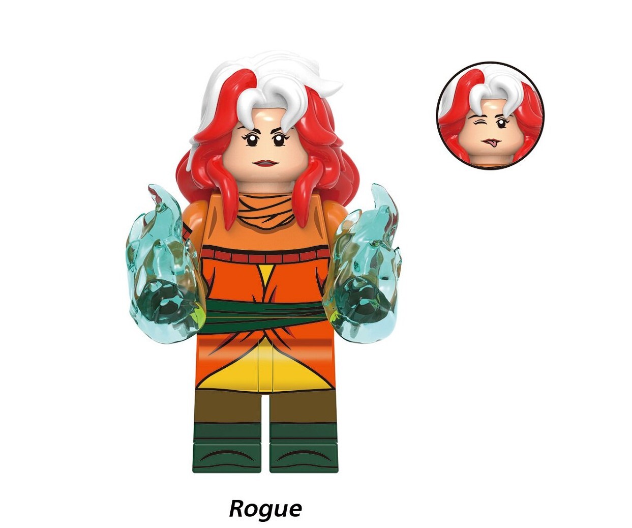 X-Men Rogue Custom Minifigures Fit Lego G0222 GH0948