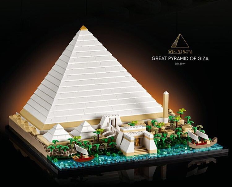 Great Pyramid of Giza Building Set Fit Lego NO BOX NA024