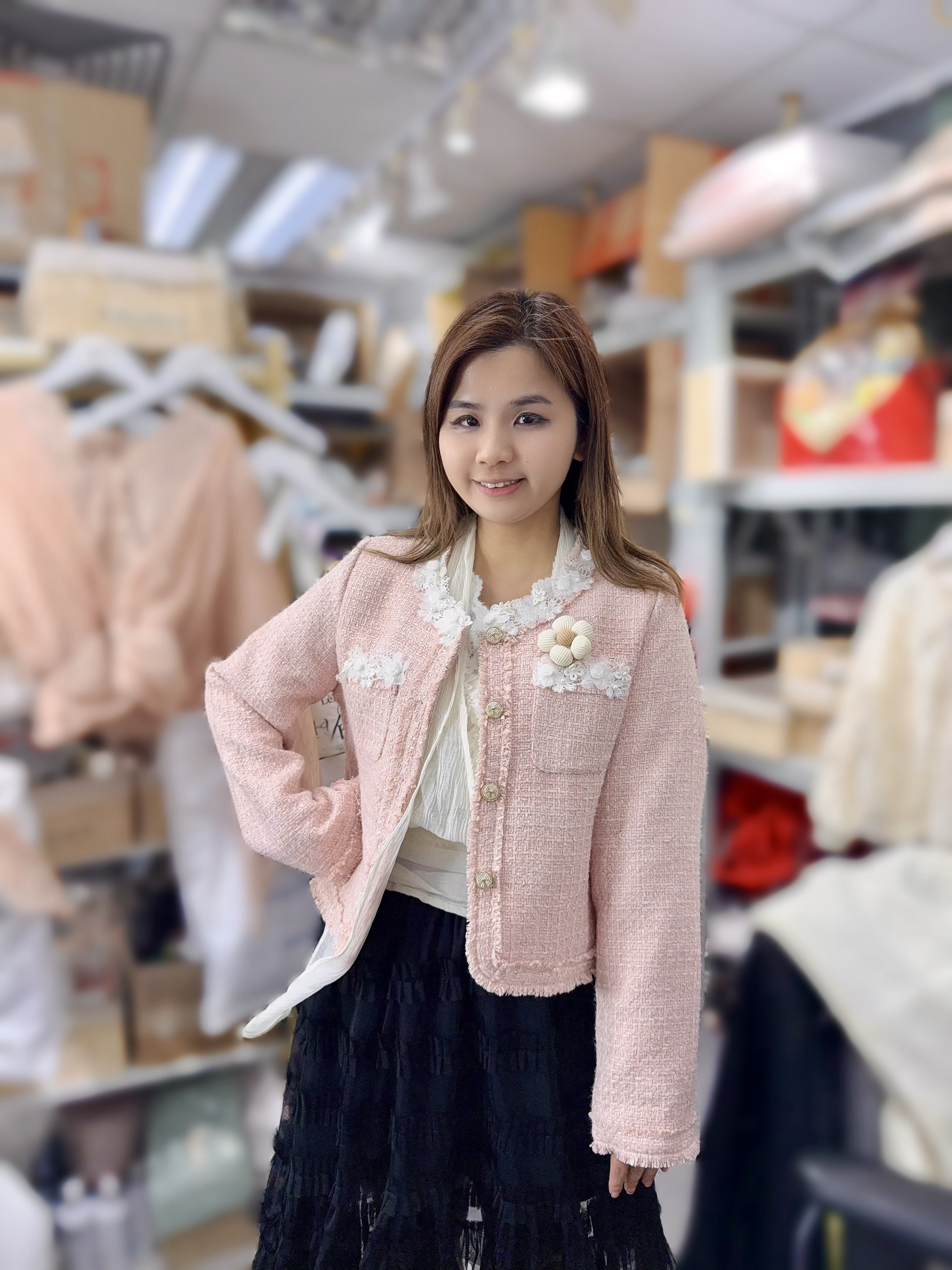 AM26 小香風褸胸39 長23 $399