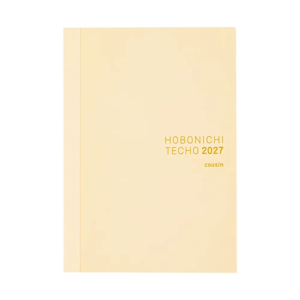 2027 Hobo手帳本體 A5英文版/ Techo Cousin｜日本Hobonichi ほぼ日手帳