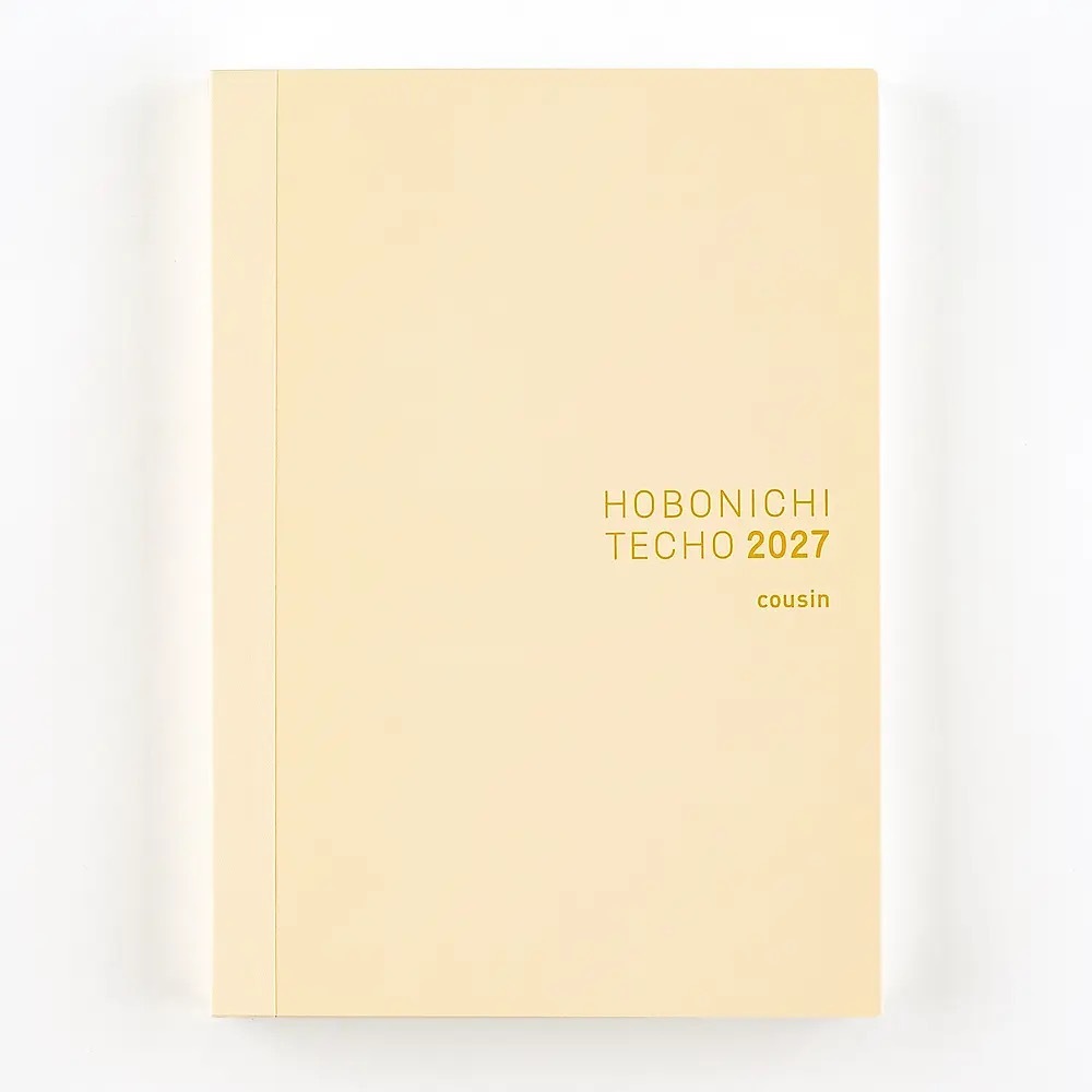2027 Hobo手帳本體 A5英文版/ Techo Cousin｜日本Hobonichi ほぼ日手帳