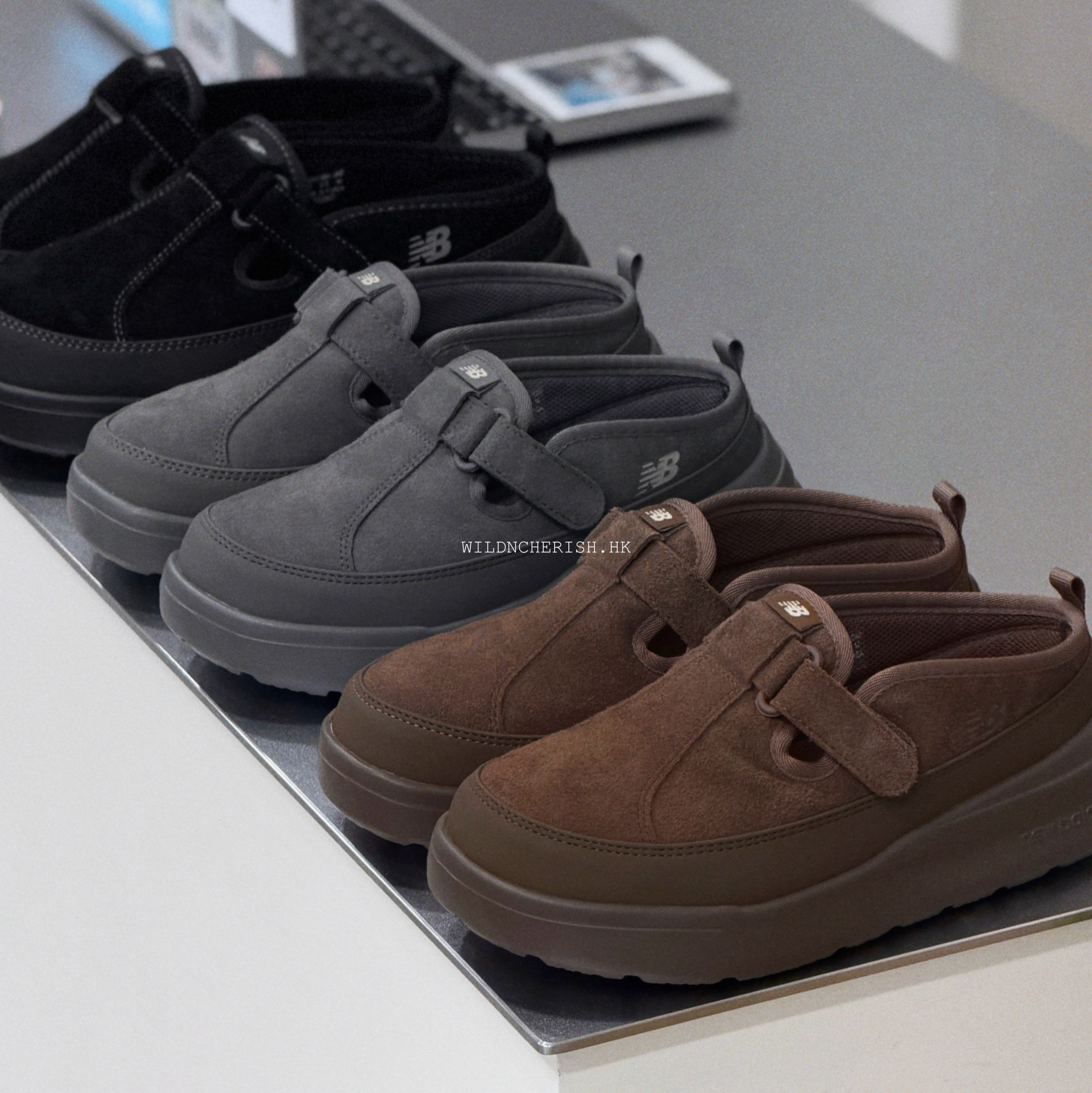現貨 | New Balance NB Rover 深灰色 韓國限定 26FW 厚底 半拖