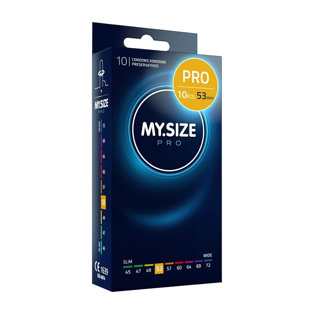 My Size Pro 53mm 10片裝 純素低敏乳膠安全套
