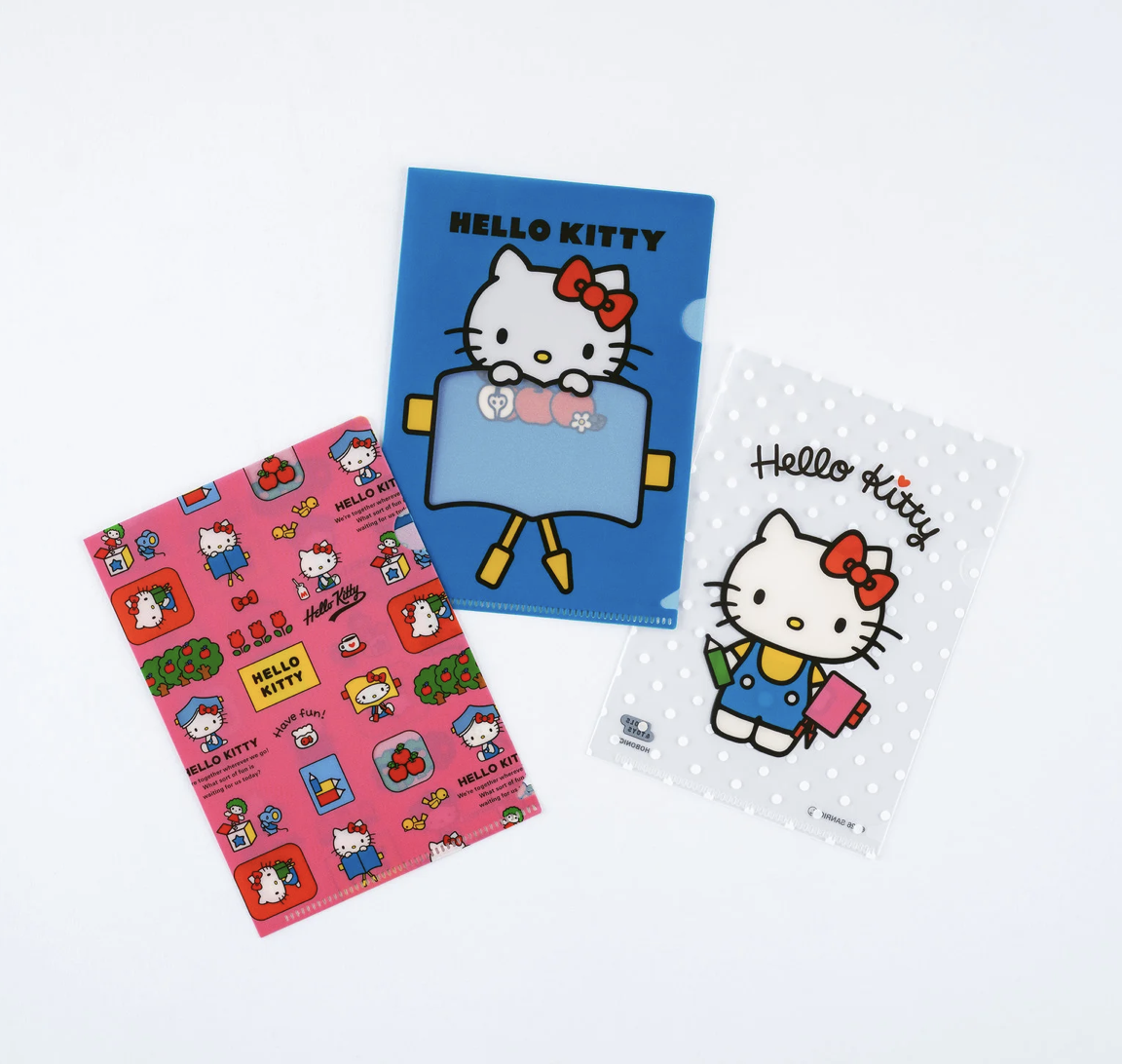 HELLO KITTY 3枚入 A6資料夾｜日本Hobonichi ほぼ日手帳
