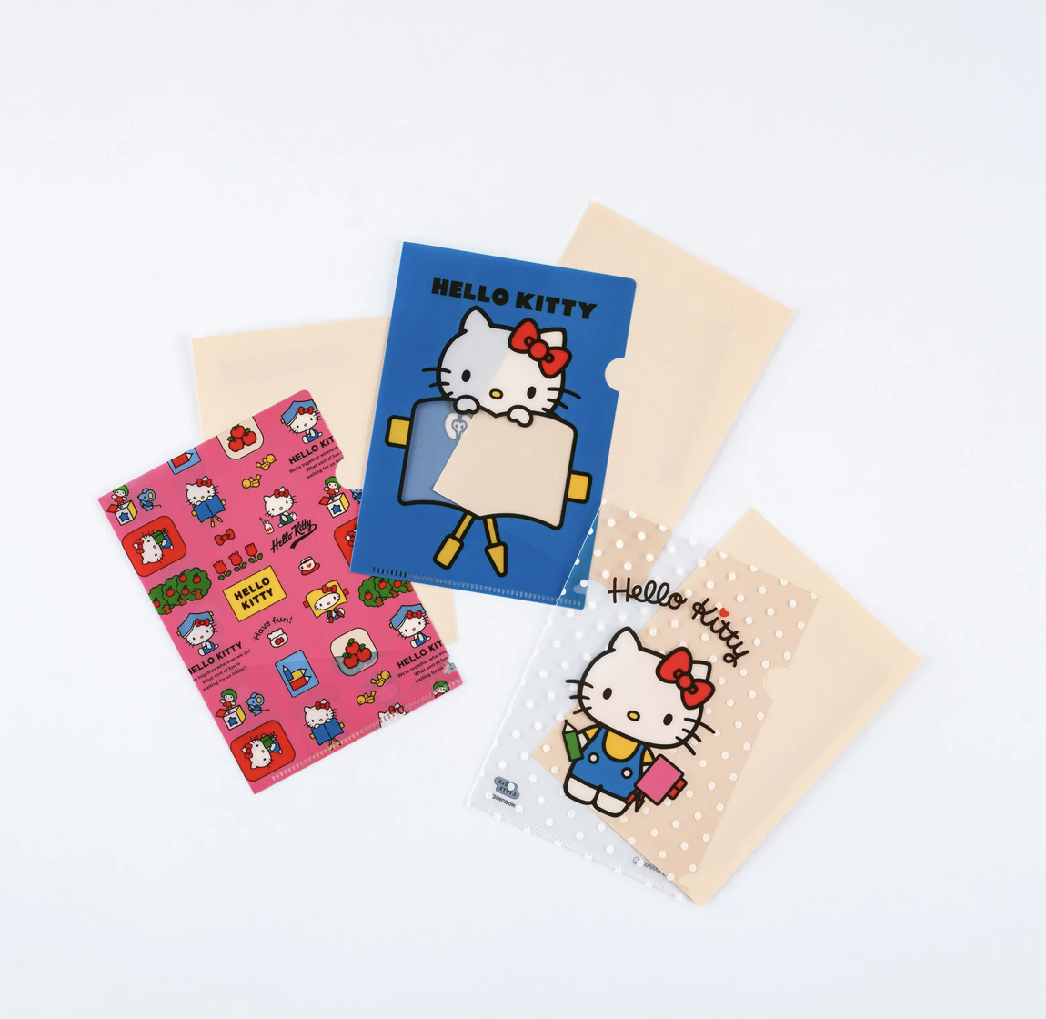 HELLO KITTY 3枚入 A6資料夾｜日本Hobonichi ほぼ日手帳