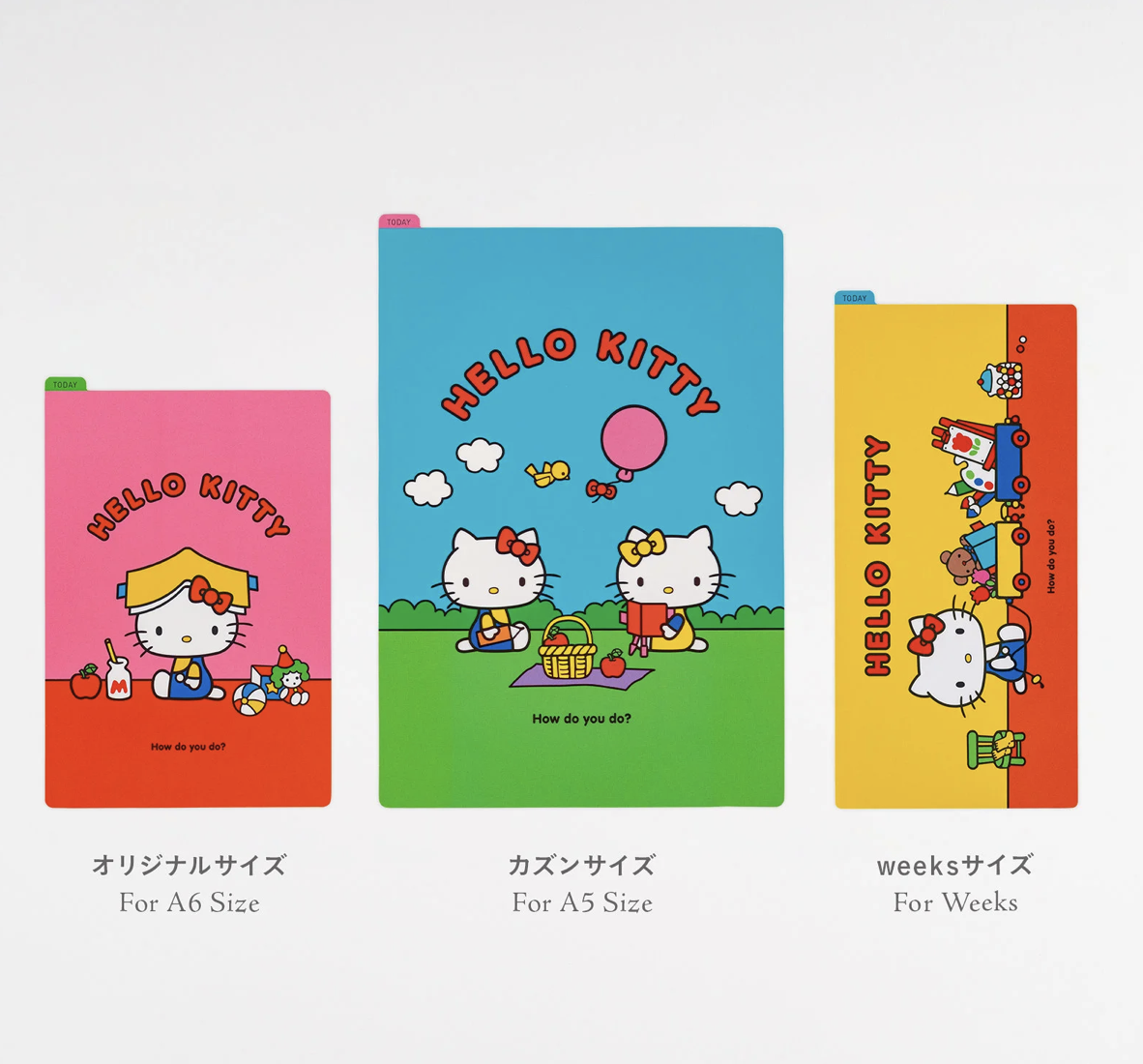 HELLO KITTY Hobo 手帳專用墊板｜日本Hobonichi ほぼ日手帳