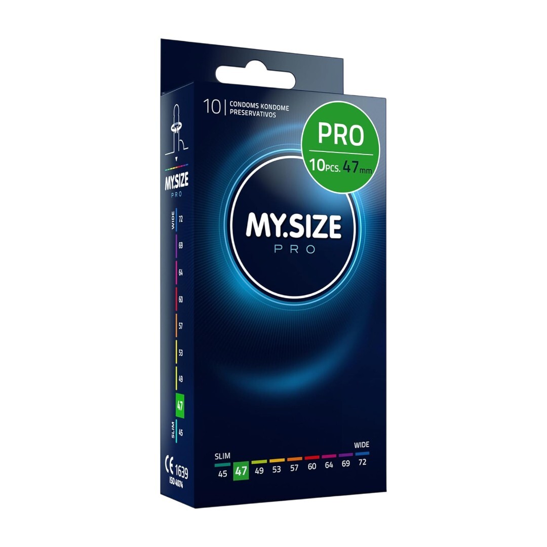 My Size Pro 47mm 10片裝 純素低敏乳膠安全套