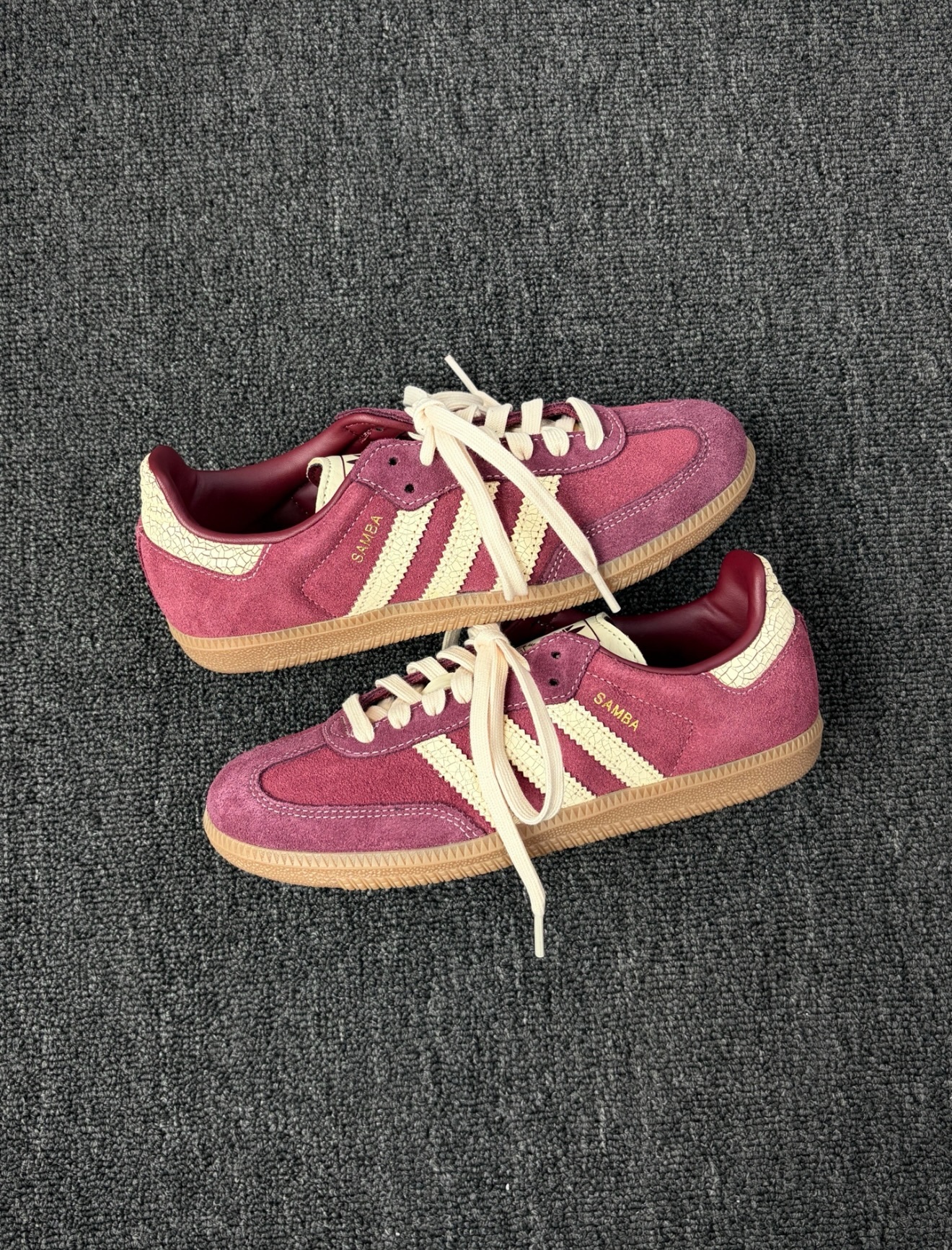 Adidas Samba OG Burgundy Gum 酒紅復古裂紋 kk2267