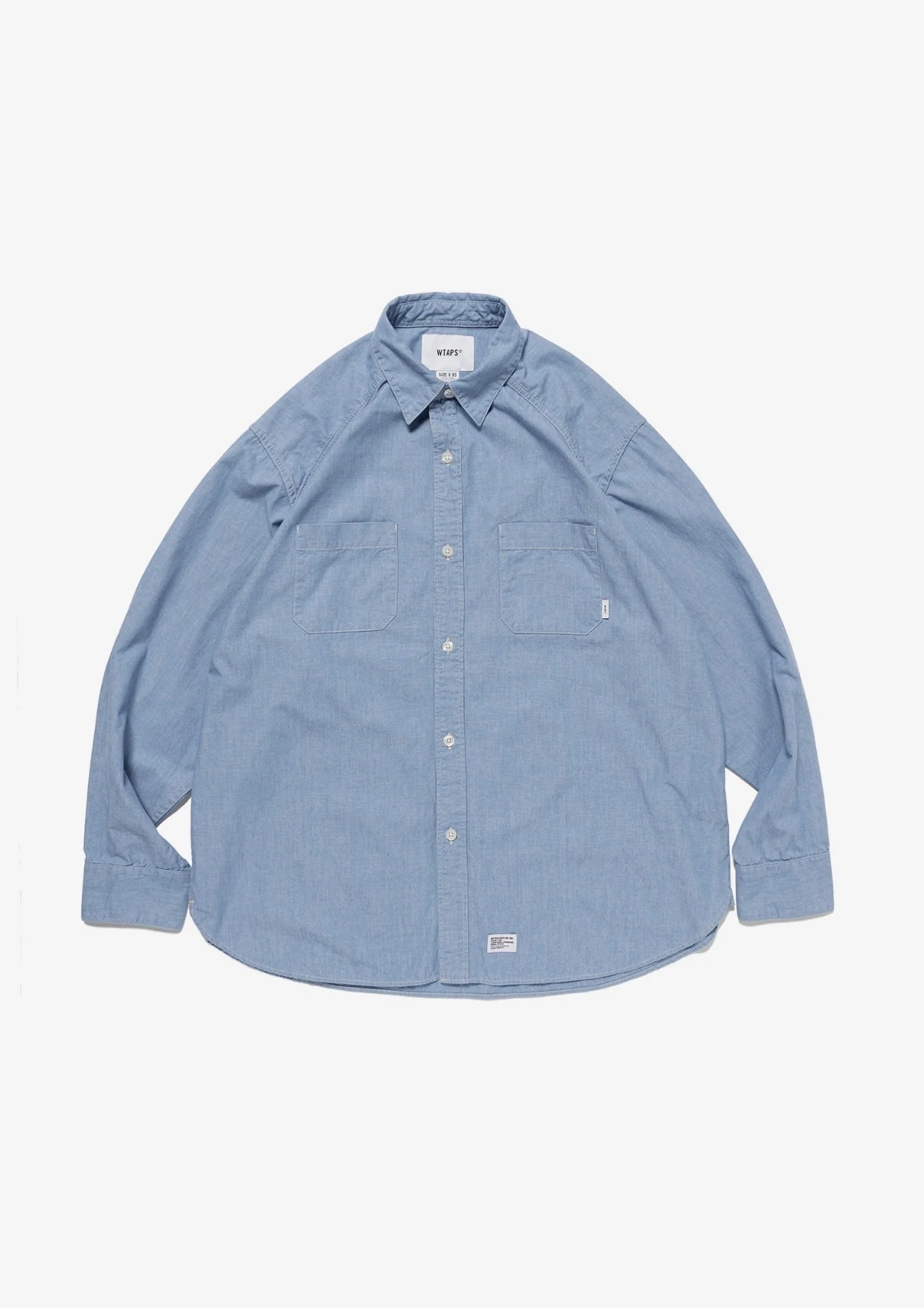 現貨| WTAPS CB / LS / COTTON. CHAMBRAY 262WVDT-SHM05
