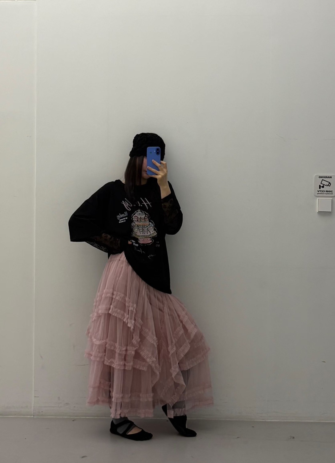 風情荷葉紗長裙