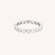 英國代購- ASTRID & MIYU Heart Bezel Band Ring