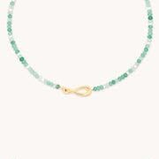 英國代購- ASTRID & MIYU Dolce Beaded Necklace in Gold