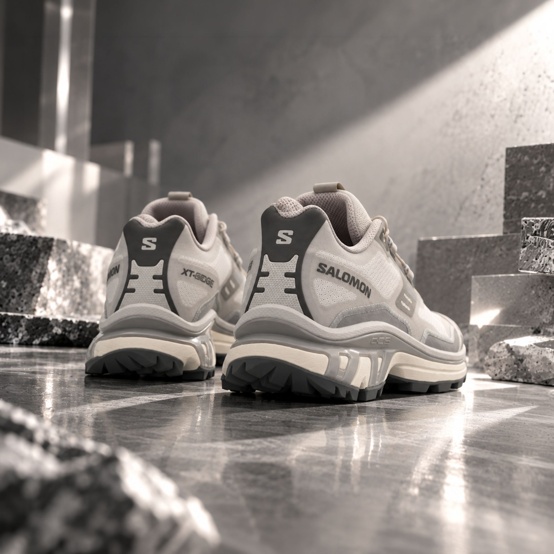 NICEDAY 代購 Salomon XT-RIDGE 灰 灰白 機能 慢跑 工裝 灰色 中性灰 跑步 L49295200