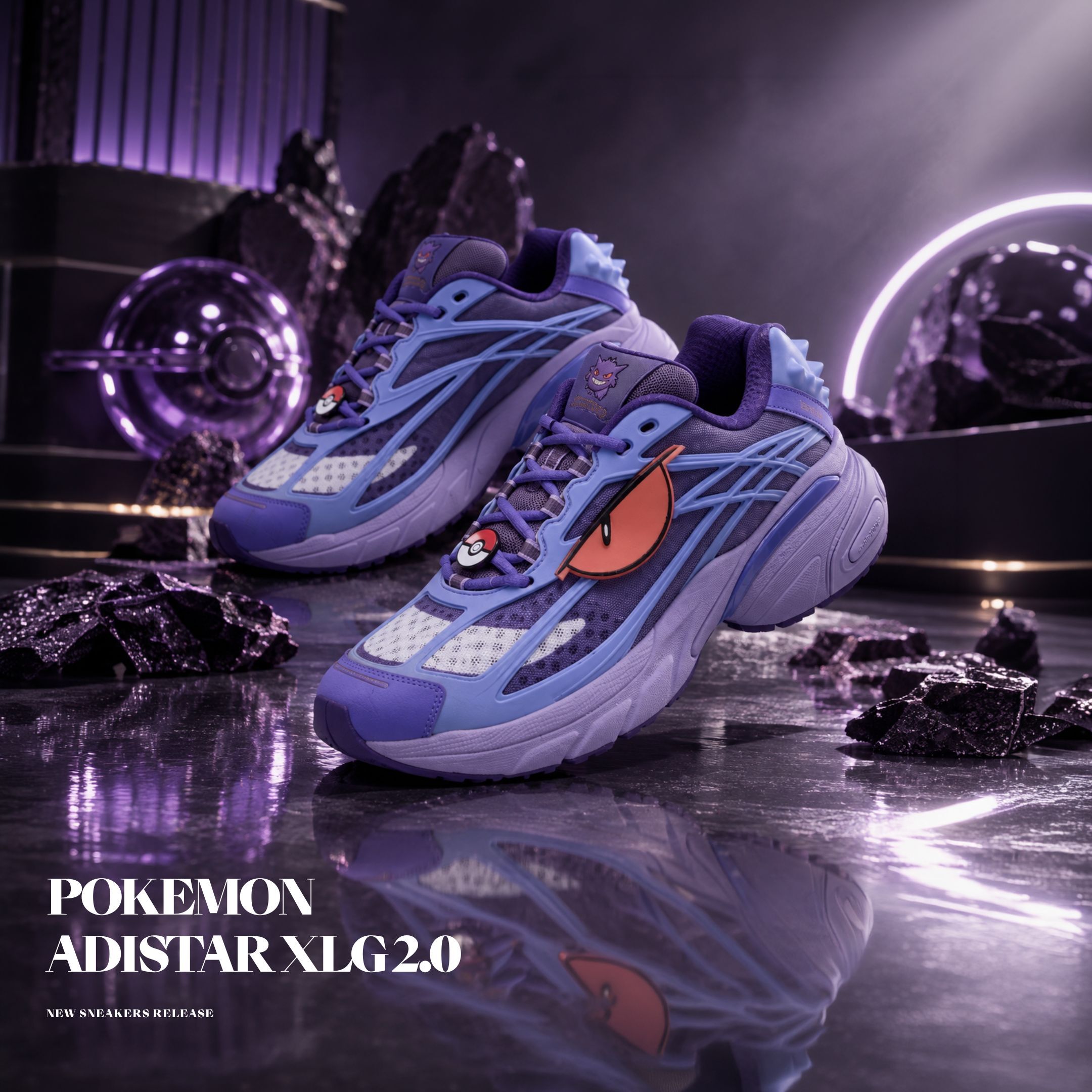 NICEDAY 代購 Pokemon x Adistar XLG 2.0 聯名 寶可夢 神奇寶貝 耿鬼 KJ5609