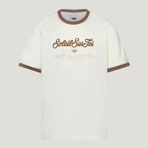Adidas 愛迪達 Resort S Tee M2 KW8252 男 T恤 運動上衣 休閒短袖 純棉 米白