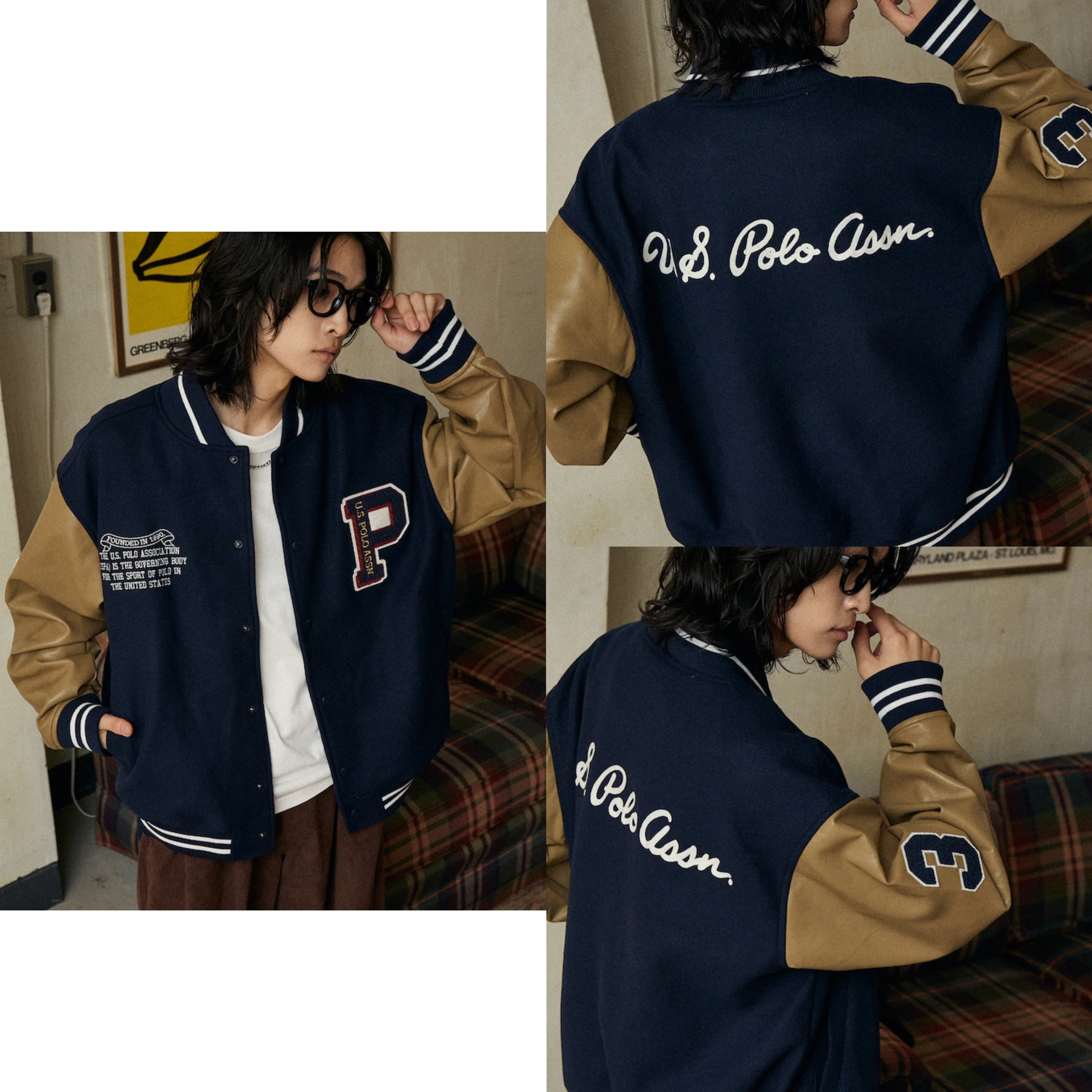 JP US POLO 棒球褸,男女可著(P3 JP527)