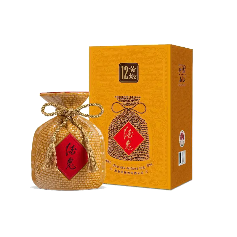 酒鬼 黃壇12馥郁香型白酒 52度 500mL
