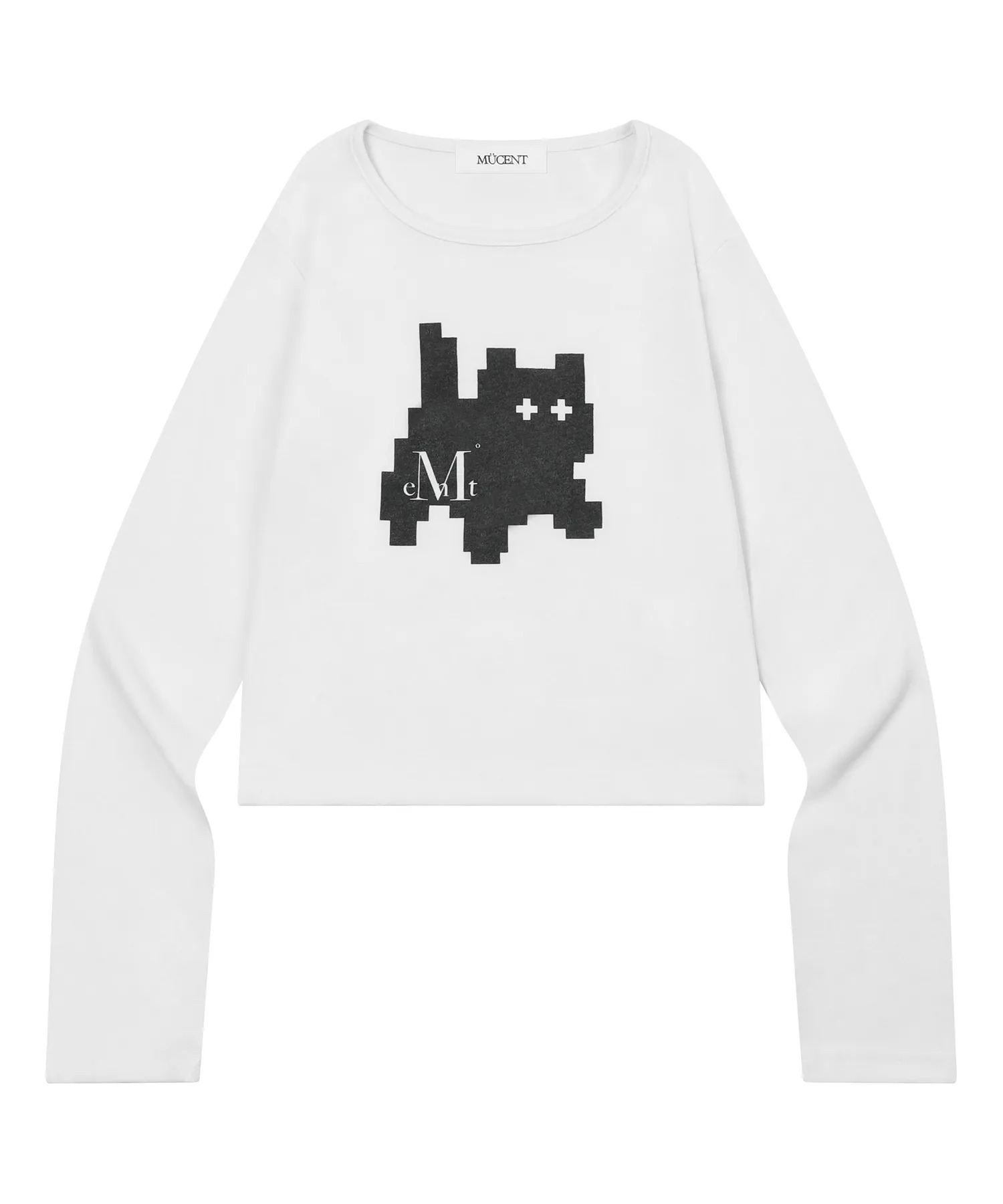 MUCENT X CAT SAVE THE WORLD Signature Logo Long Sleeve Tee