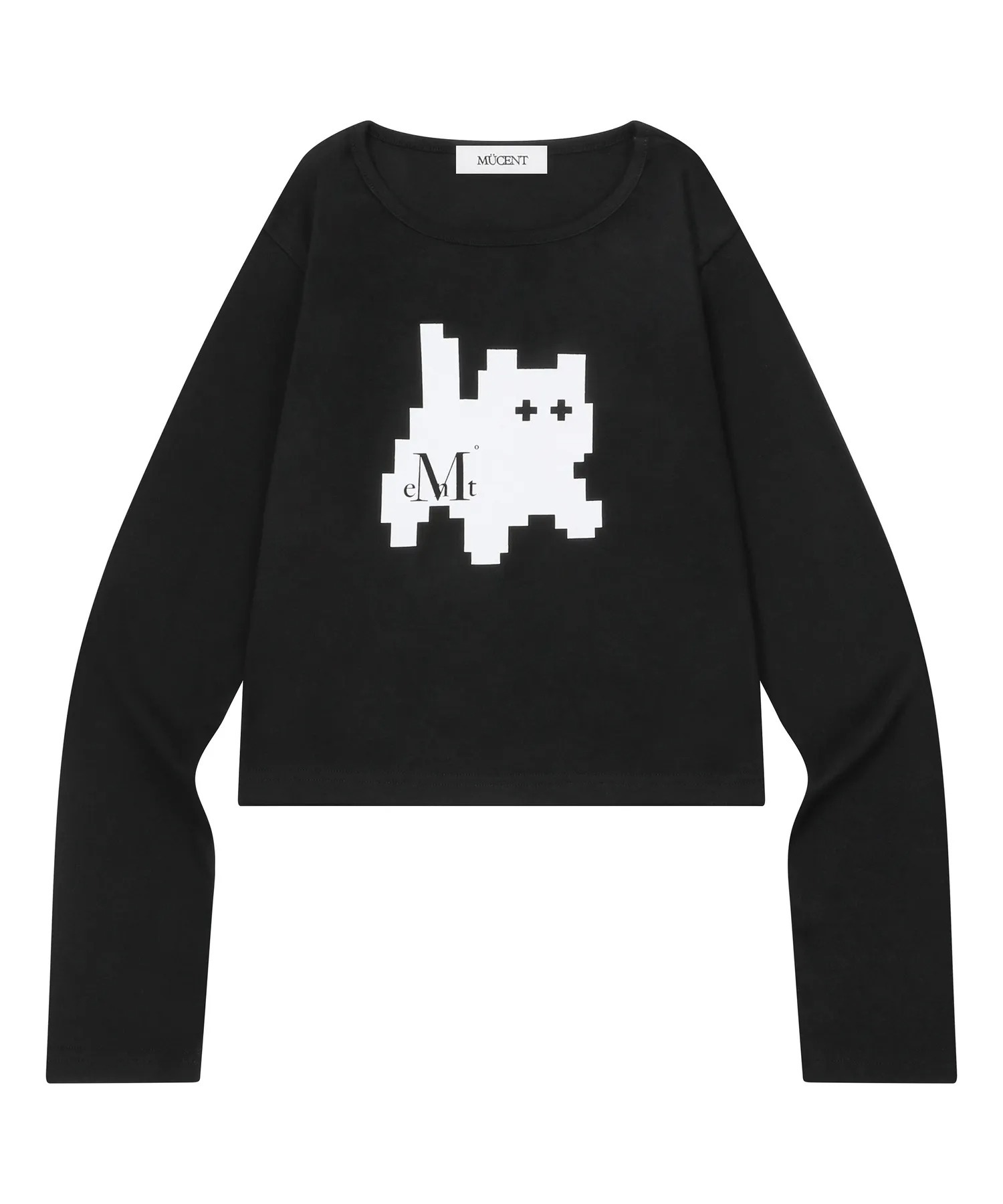 MUCENT X CAT SAVE THE WORLD Signature Logo Long Sleeve Tee