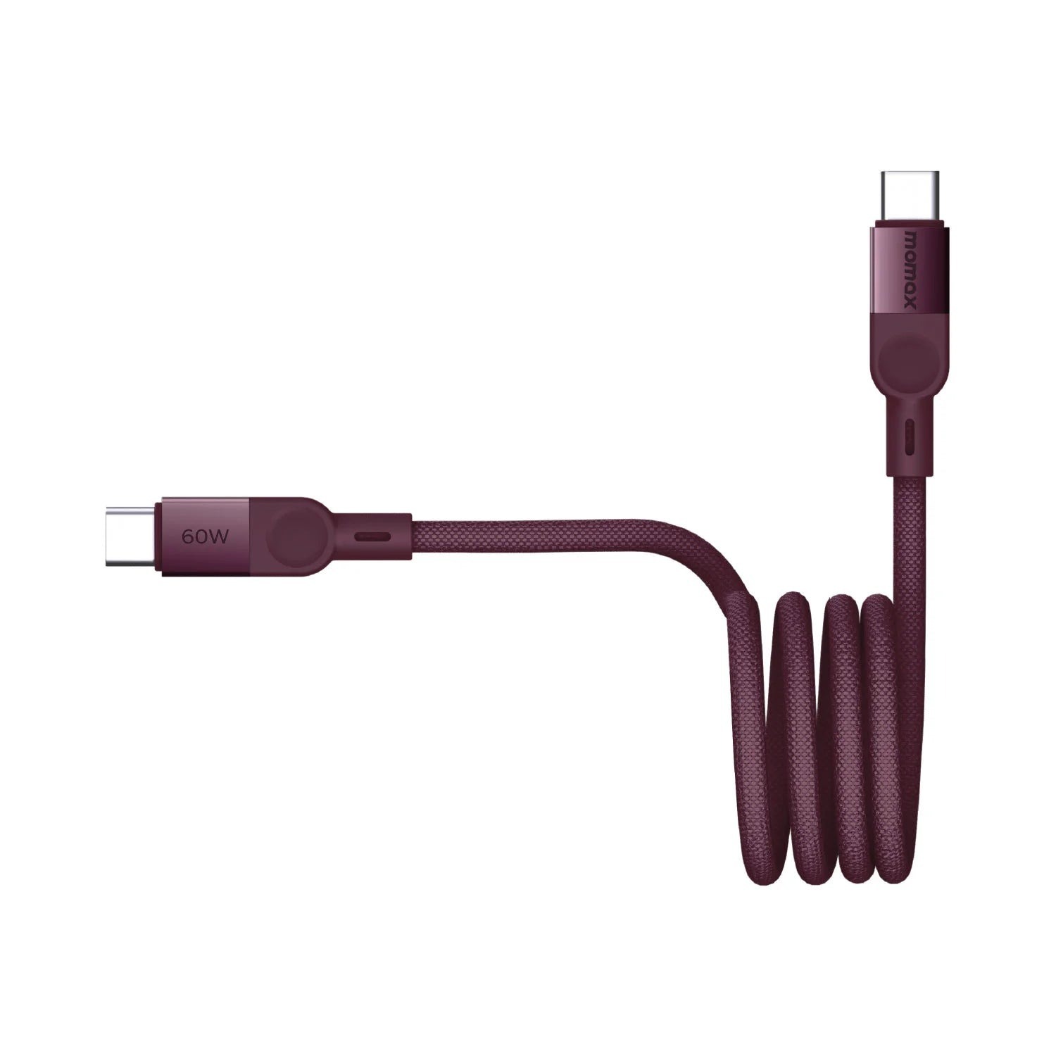 MOMAX - Mag.Link 60W USB-C to USB-C 1m 磁吸連接線(暮櫻紅)(香港行貨) DC66R
