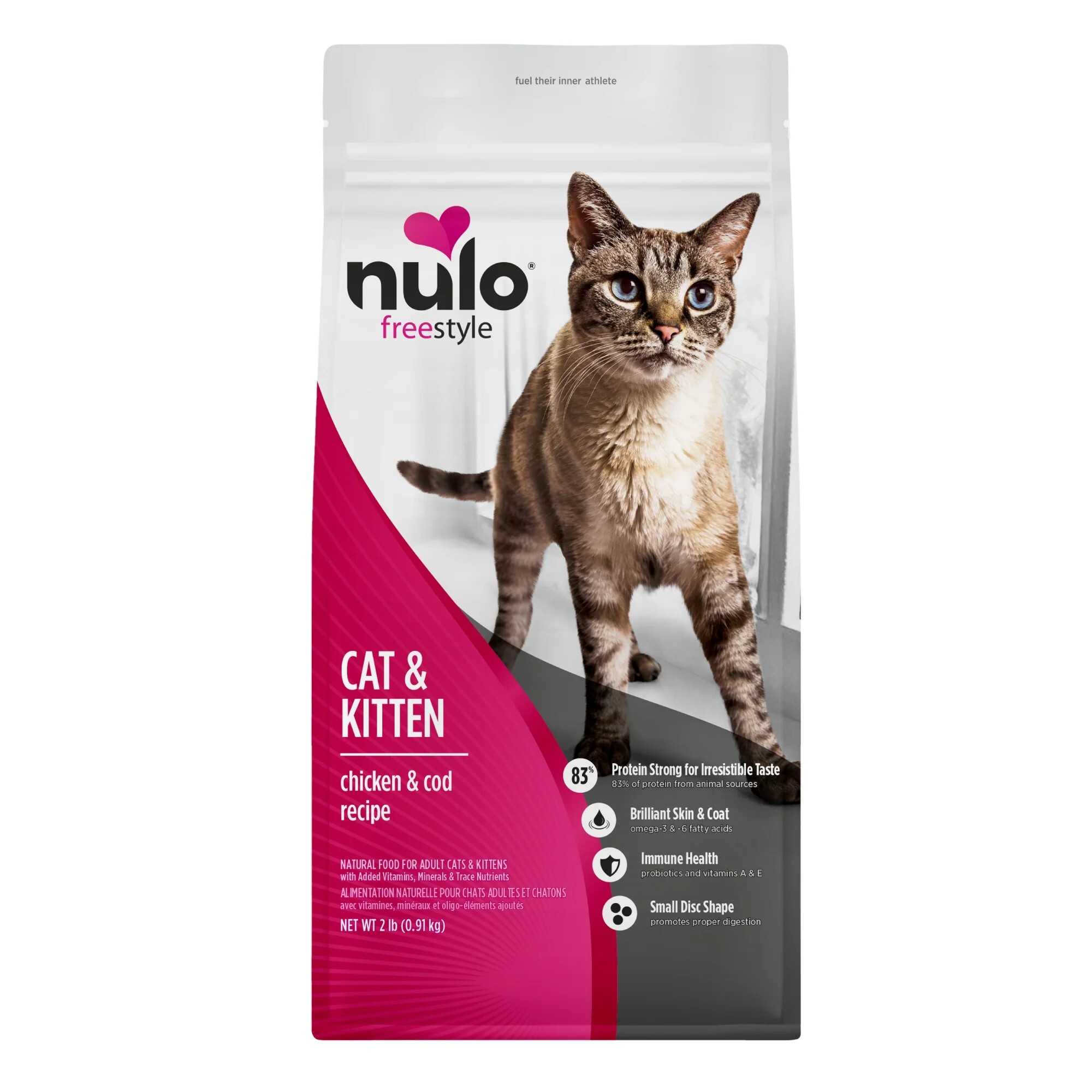 Nulo Freestyle系列全貓糧 無穀物高蛋白雞肉+鱈魚 5lb/12lb