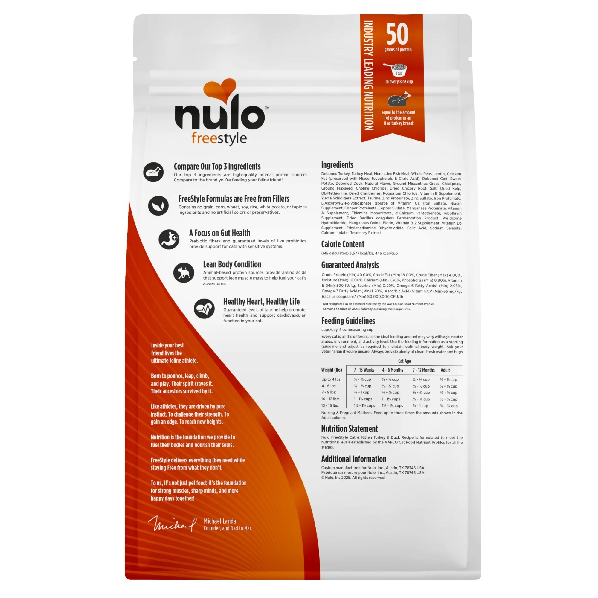 Nulo Freestyle系列 全貓糧 無穀物高蛋白火雞+鴨肉 5lb/12lb