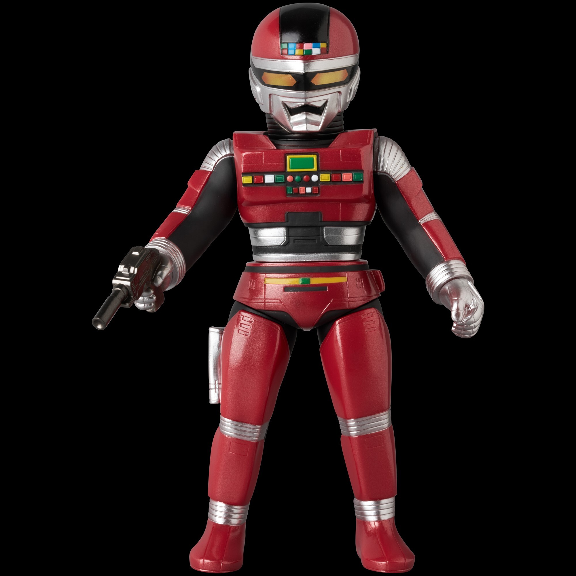 [預訂] Medicom SOFUBI 東映懷舊軟膠系列 宇宙刑事Sharivan (閃耀紅色罪惡剋星版)