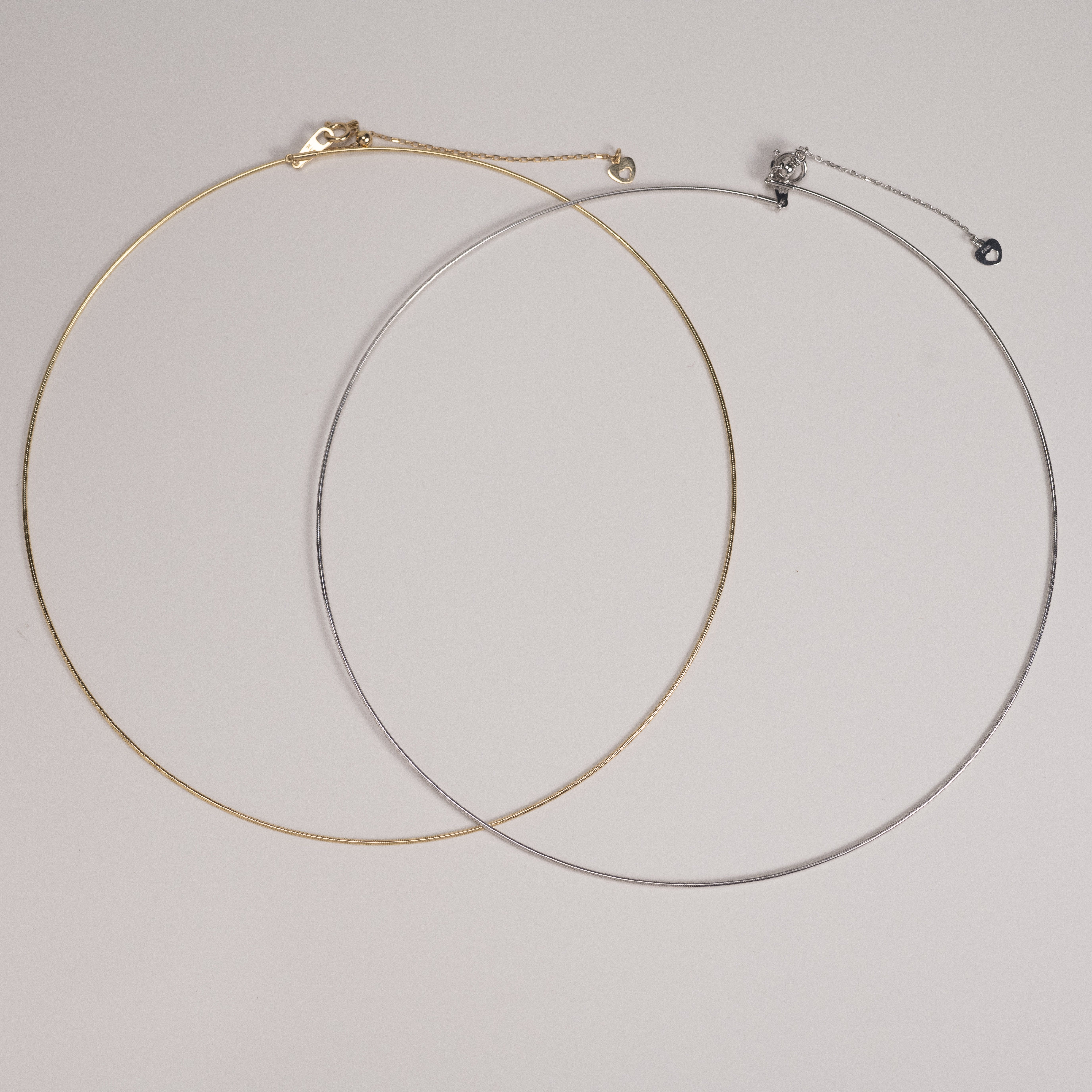 18K Shooting Star Wire Chocker Necklace