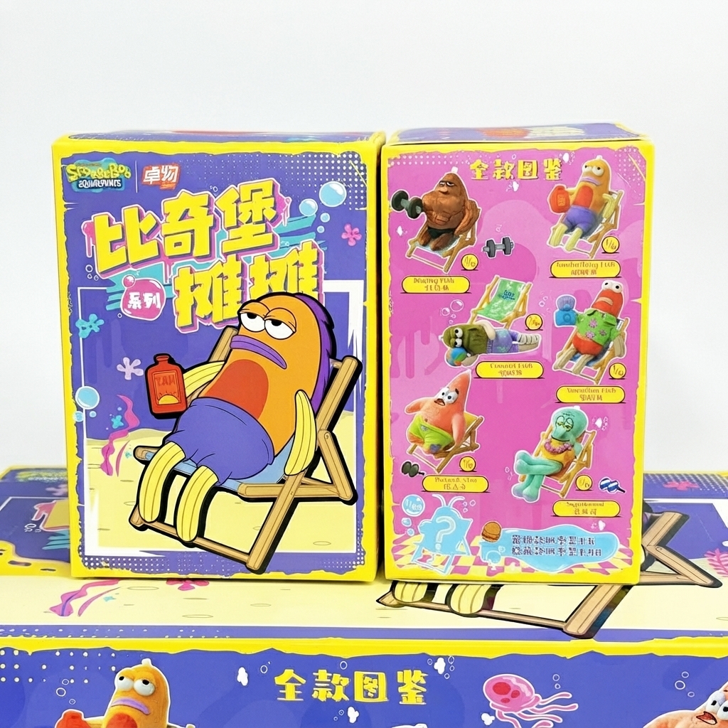 海綿寶寶比奇堡攤攤系列可動盲盒